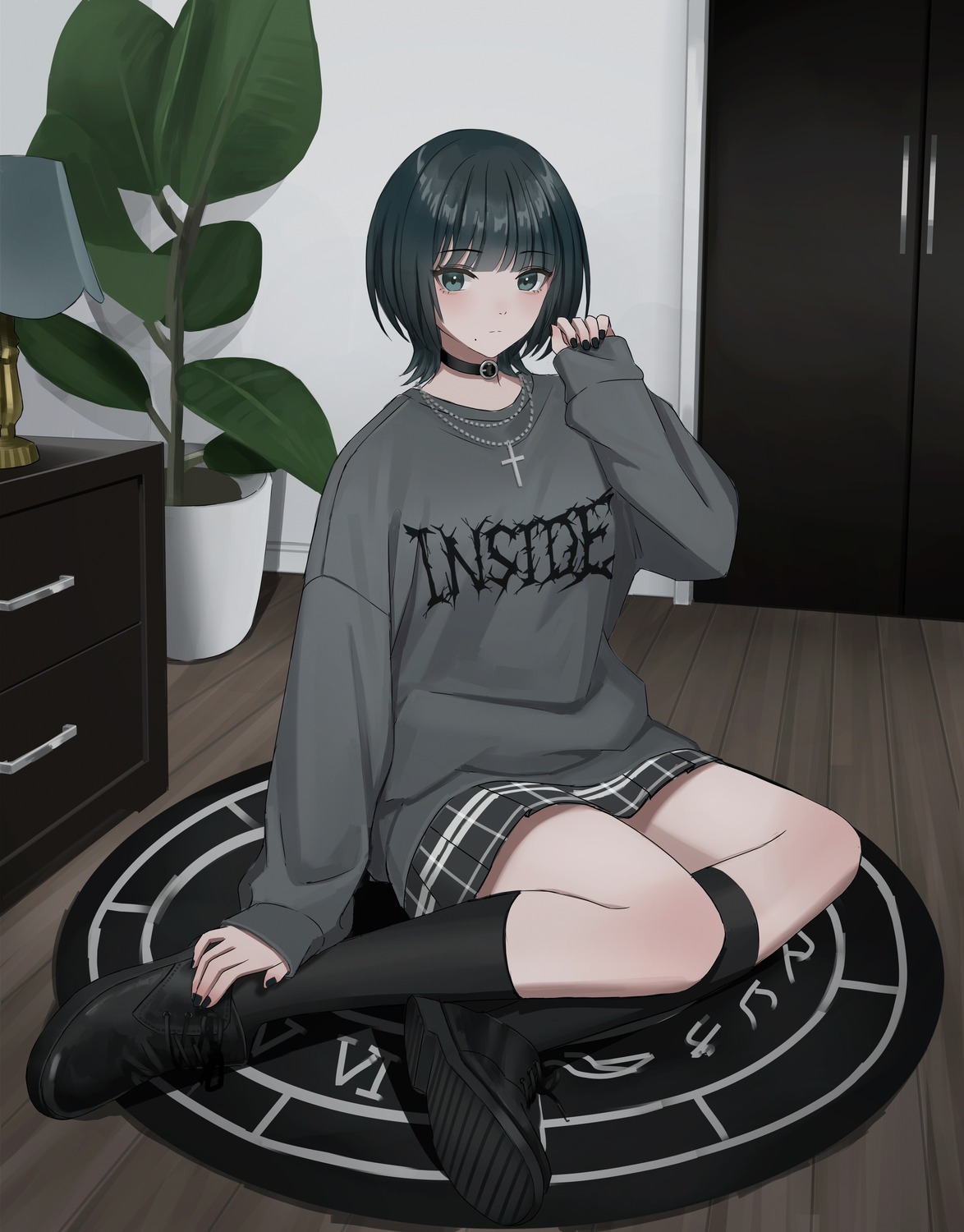 kit, seifuku, sweater