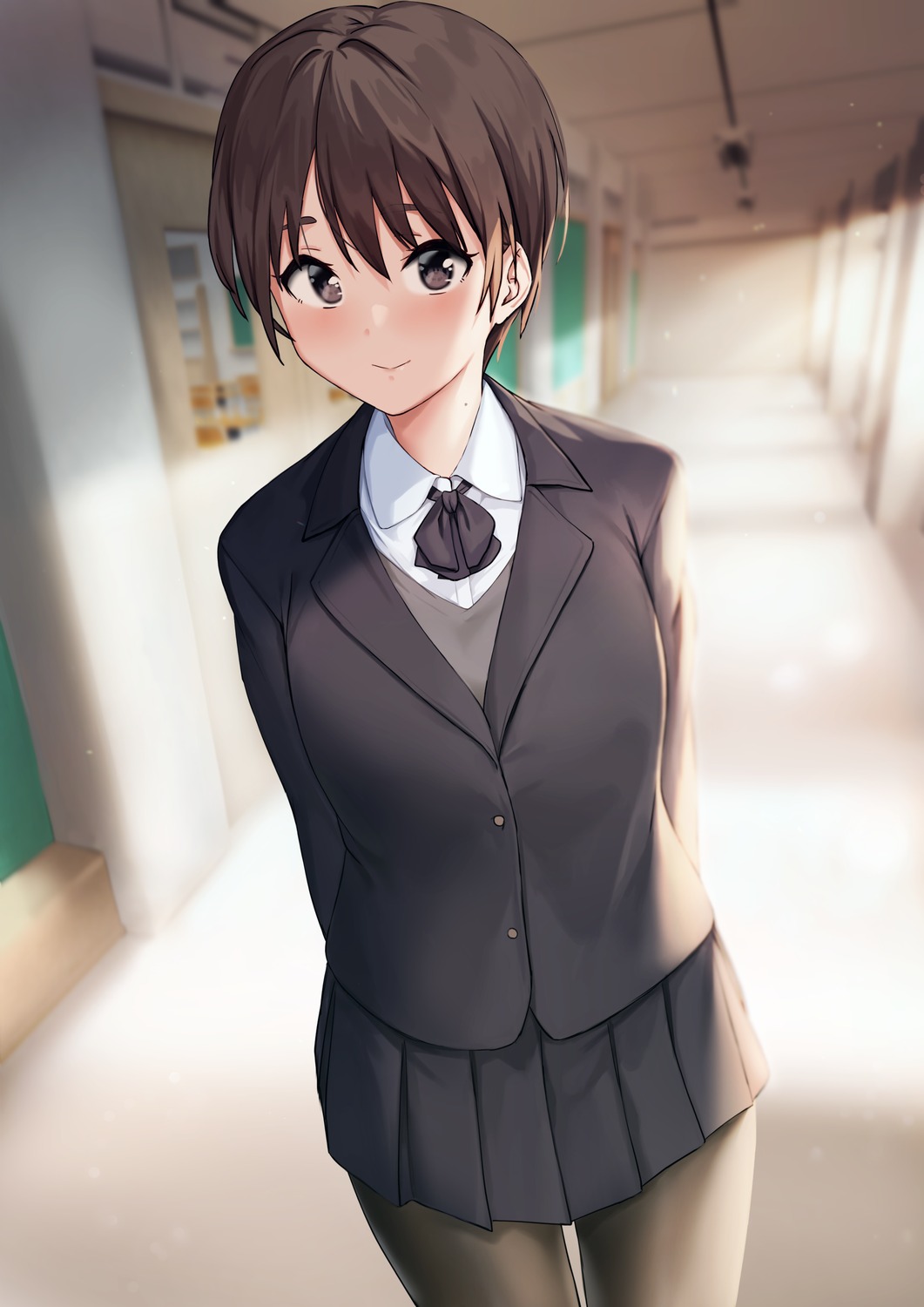 anti_(0324), pantyhose, seifuku, sweater