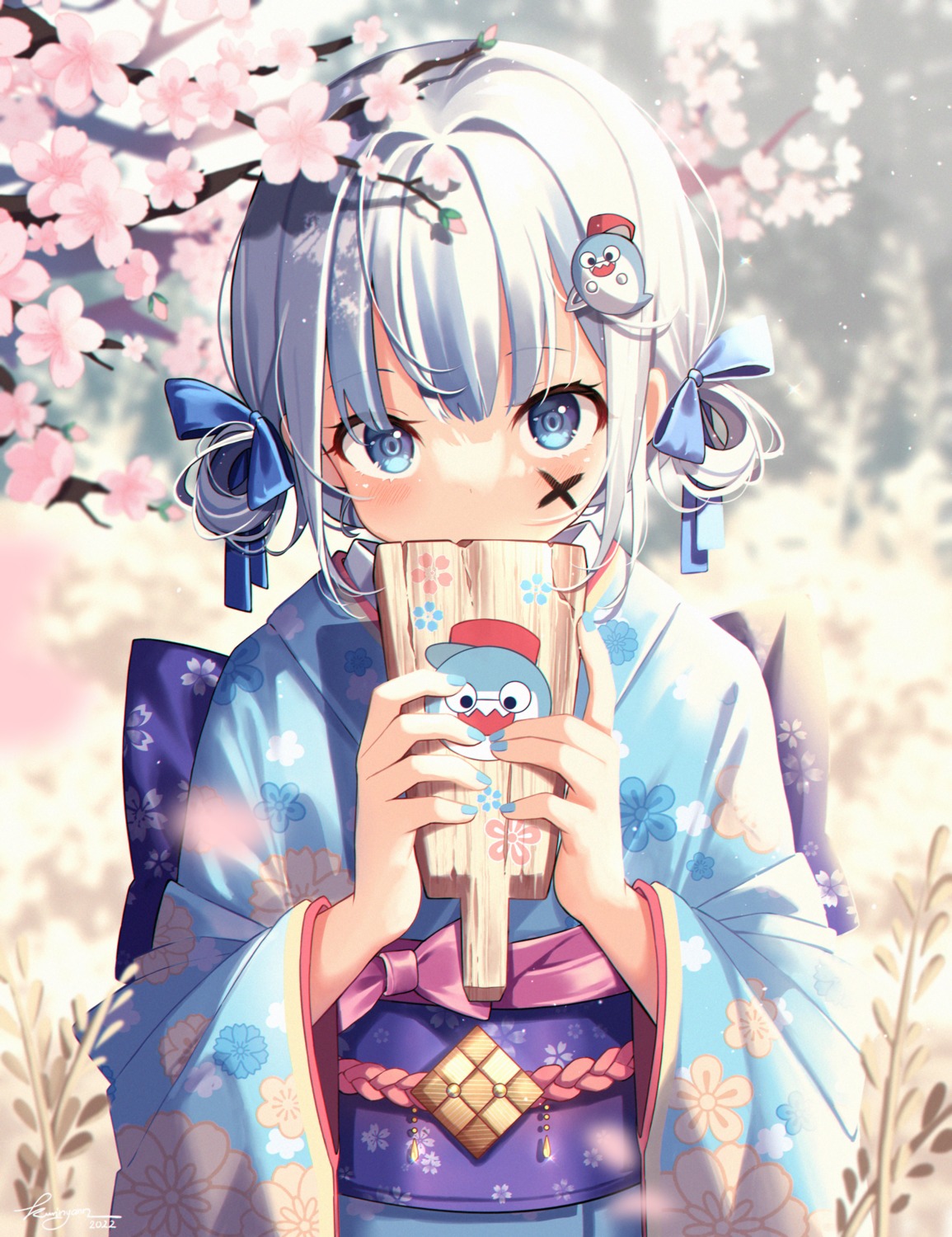 gawr_gura, hololive, hololive_english, kimono, kuri_(animejpholic)