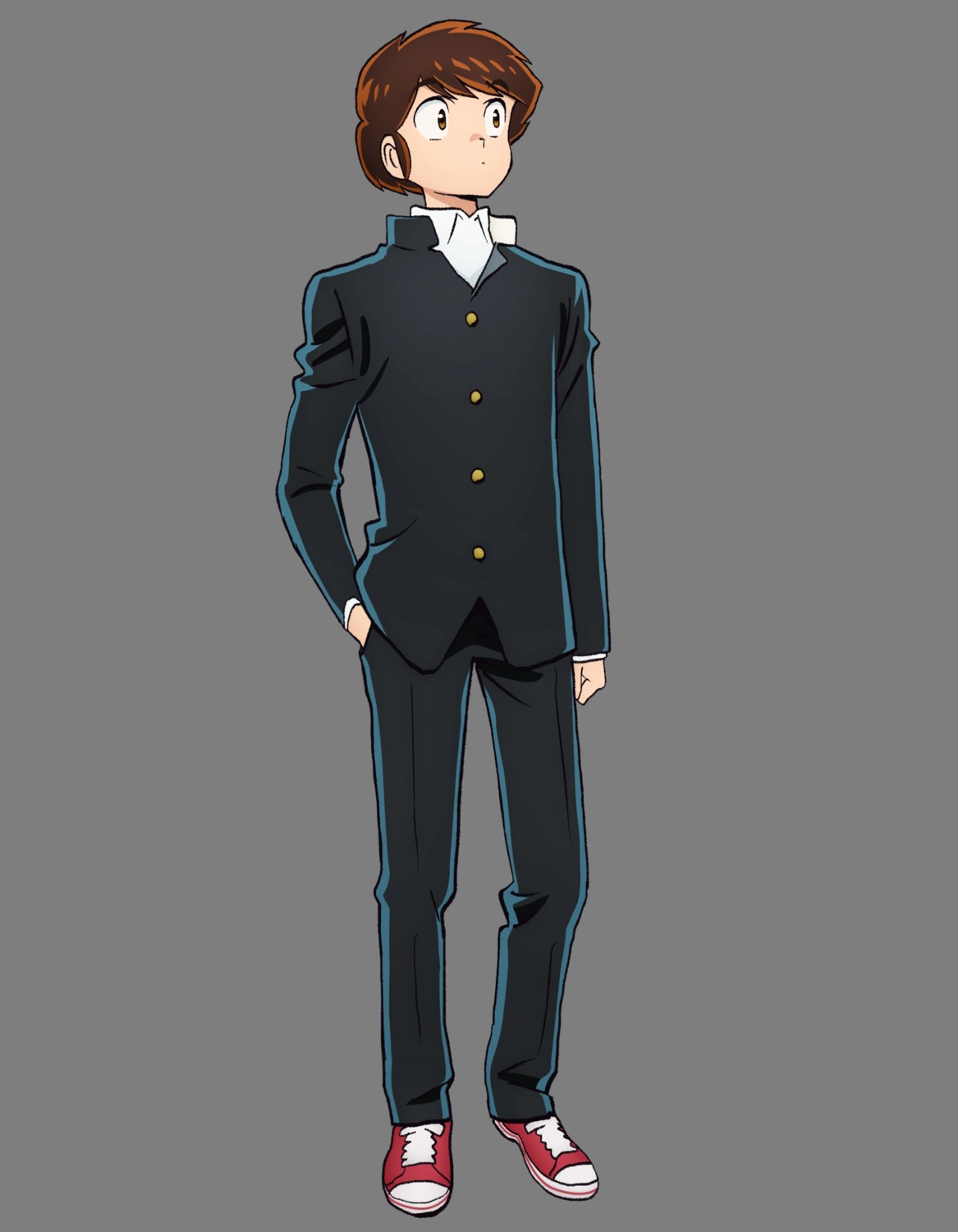 male, moroboshi_ataru, seifuku, transparent_png, urusei_yatsura