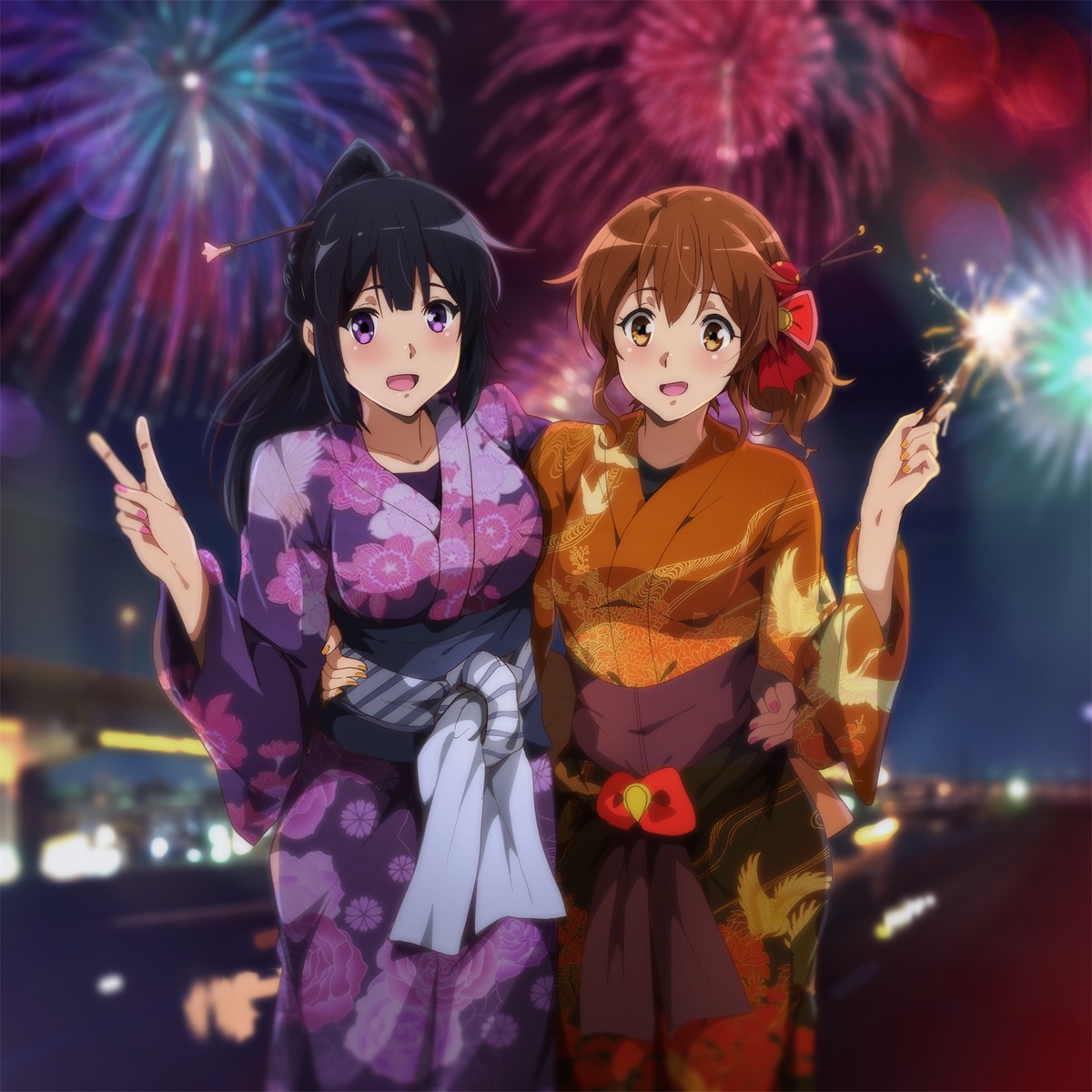 hibike!_euphonium, kimono, kousaka_reina, oumae_kumiko, sbel02