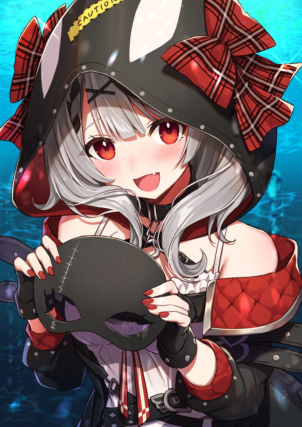 hololive, sakamata_chloe, uruha_(yw1109), wet