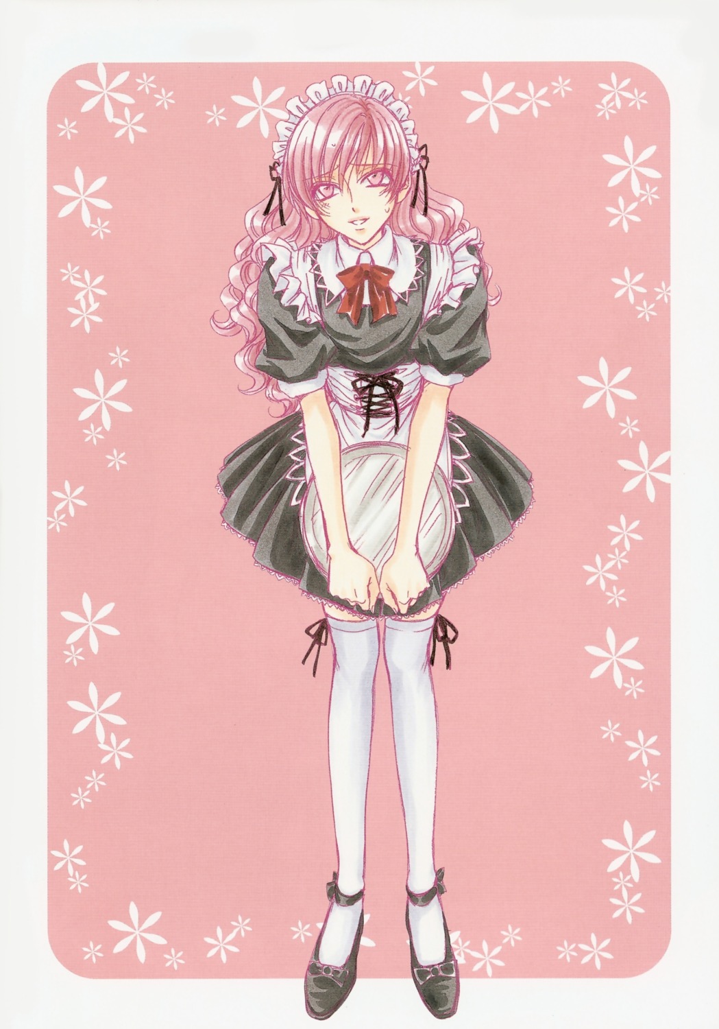 crossdress, maid, male, princess_princess, thighhighs, tsuda_mikiyo, yutaka_mikoto
