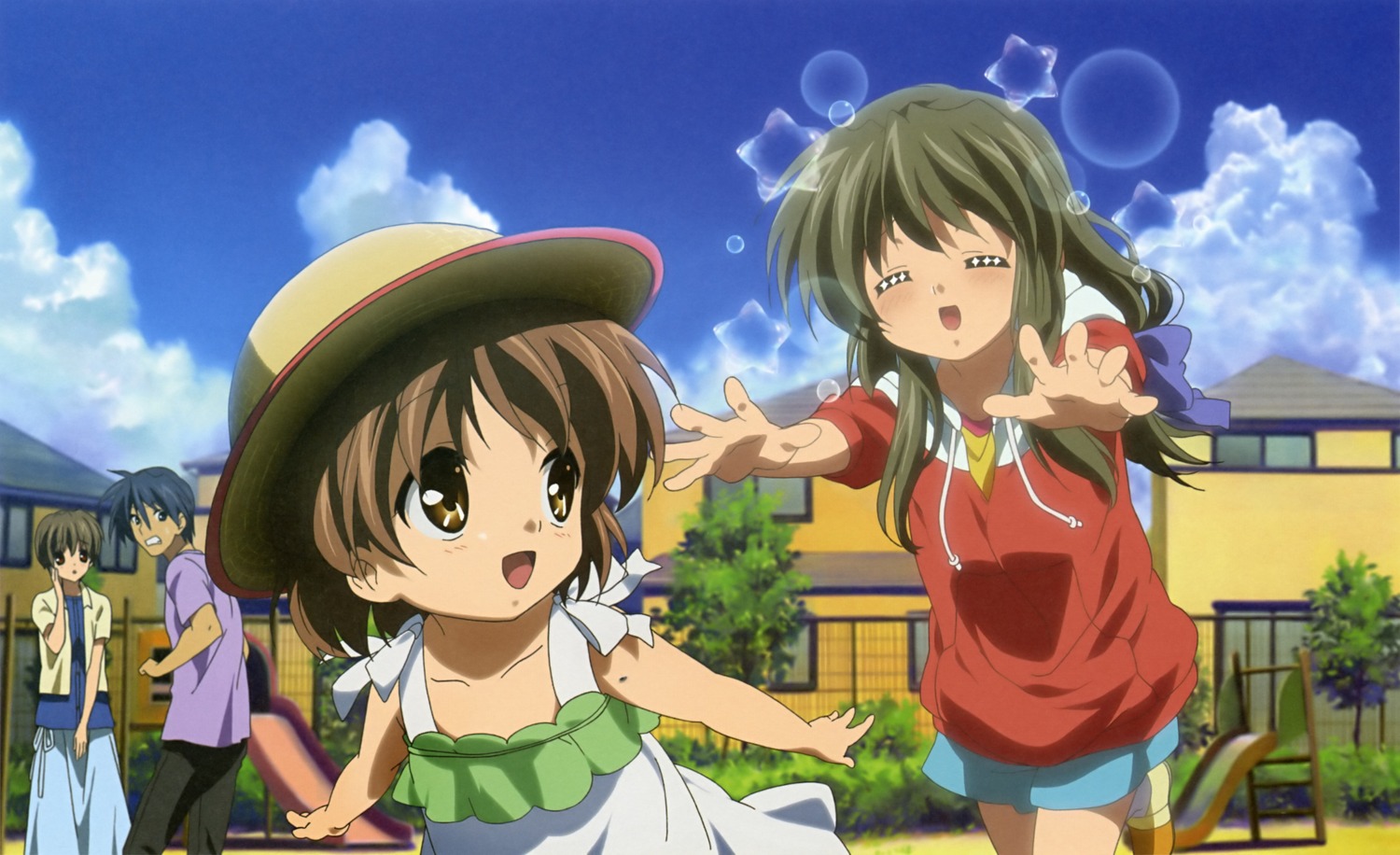 clannad, clannad_after_story, ibuki_fuuko, ibuki_kouko, okazaki_tomoya, okazaki_ushio, takahashi_mariko