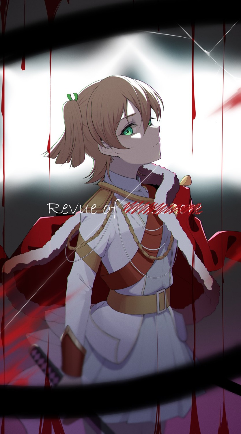 daiba_nana, haibarasaika, shoujo_kageki_revue_starlight, shoujo_kageki_revue_starlight_-re_live-, sword, uniform