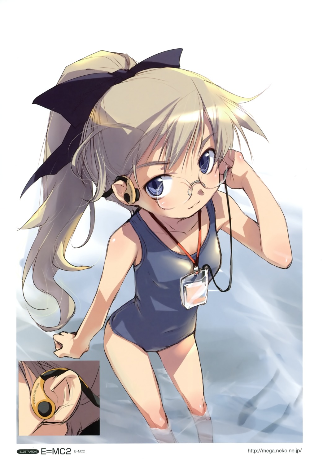 e=mc2, headphones, megane, swimsuits