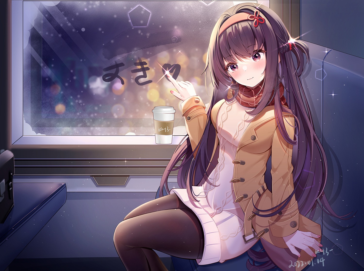 dress, hamidashi_creative, kamakura_shio, miaogujun, pantyhose, sweater