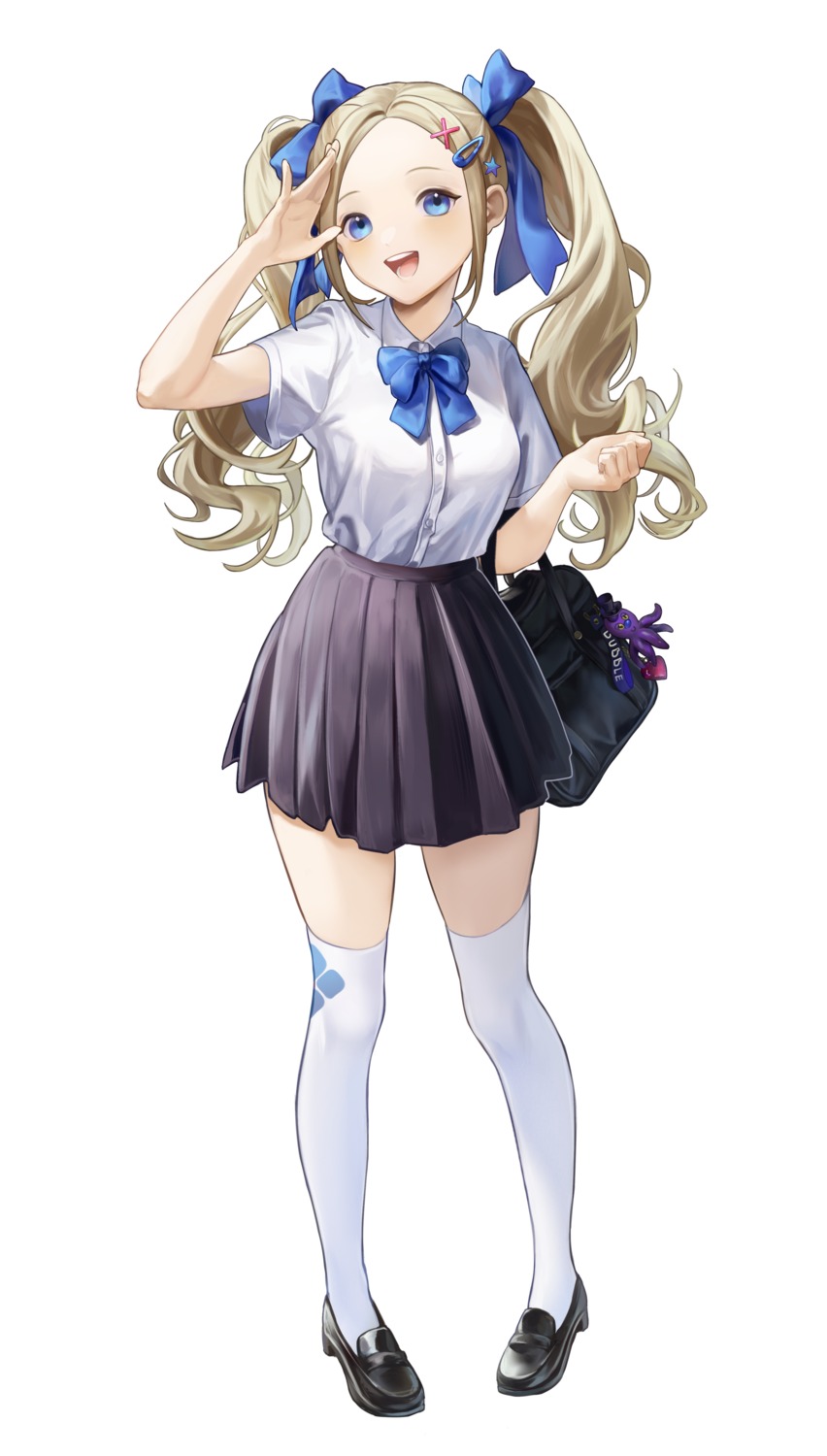 bubbles, powerpuff_girls, seifuku, tagme, thighhighs