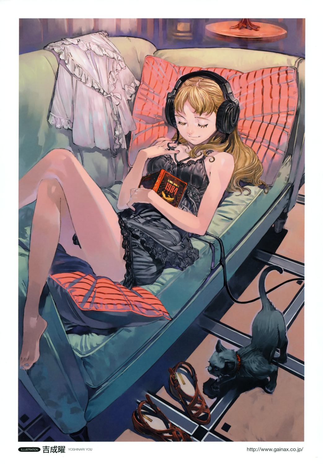 headphones, neko, yoshinari_you