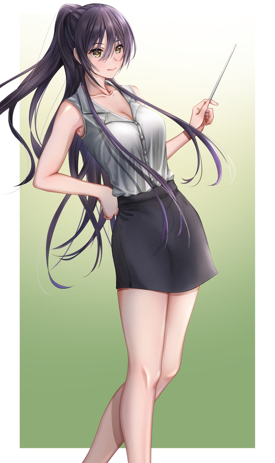 cleavage, daiko_(dai1974910), shirase_sakuya, the_idolm@ster, the_idolm@ster_shiny_colors
