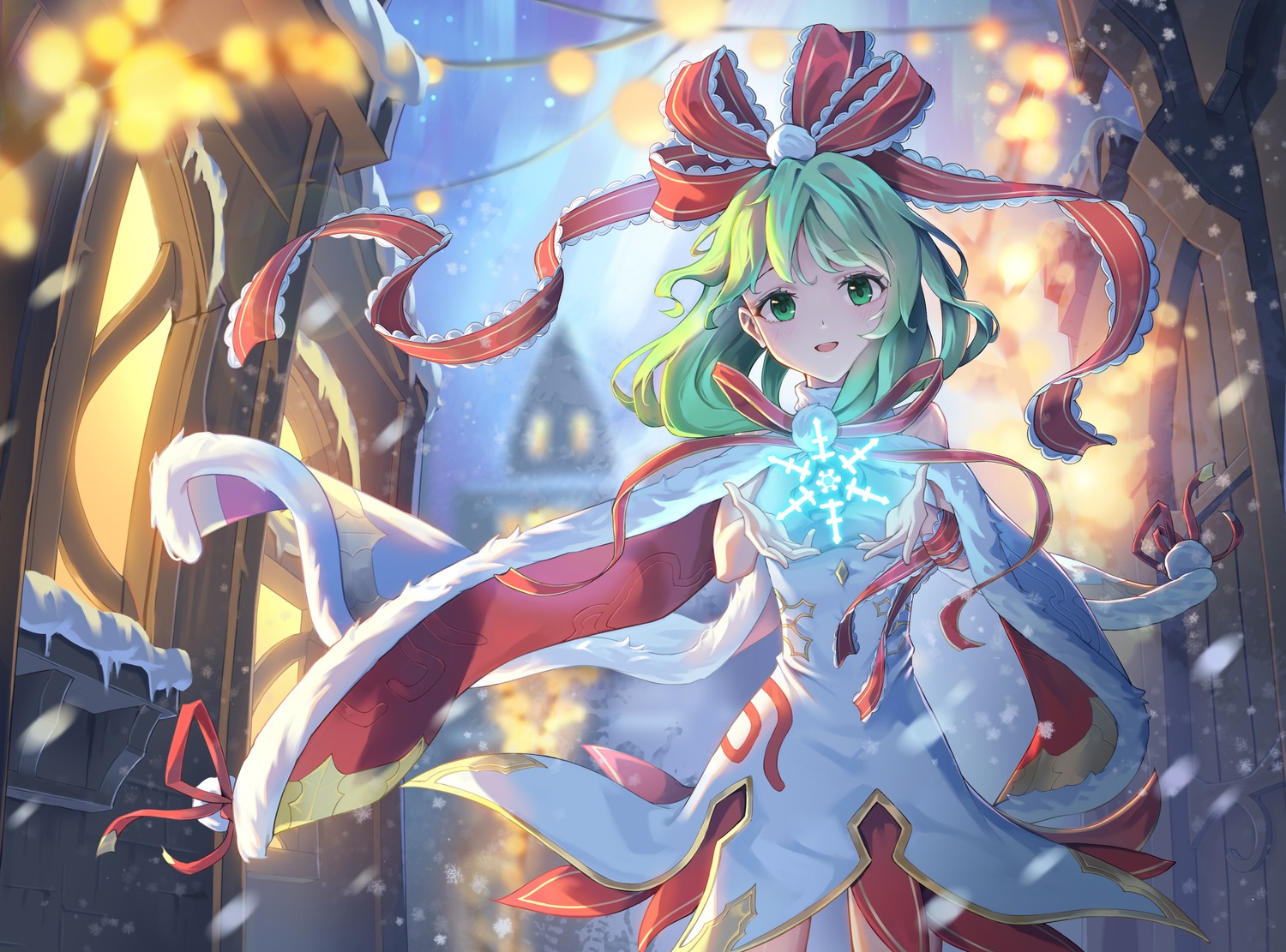 al_guang, christmas, dress, kagiyama_hina, touhou