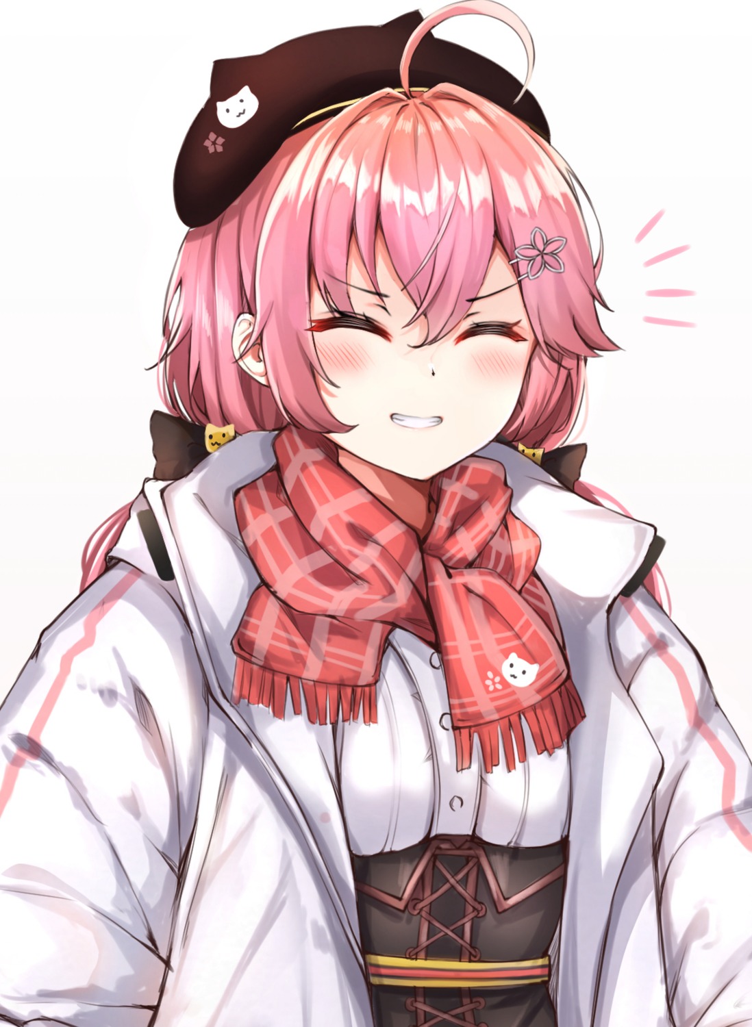 hololive, nahanmin, sakura_miko, seifuku