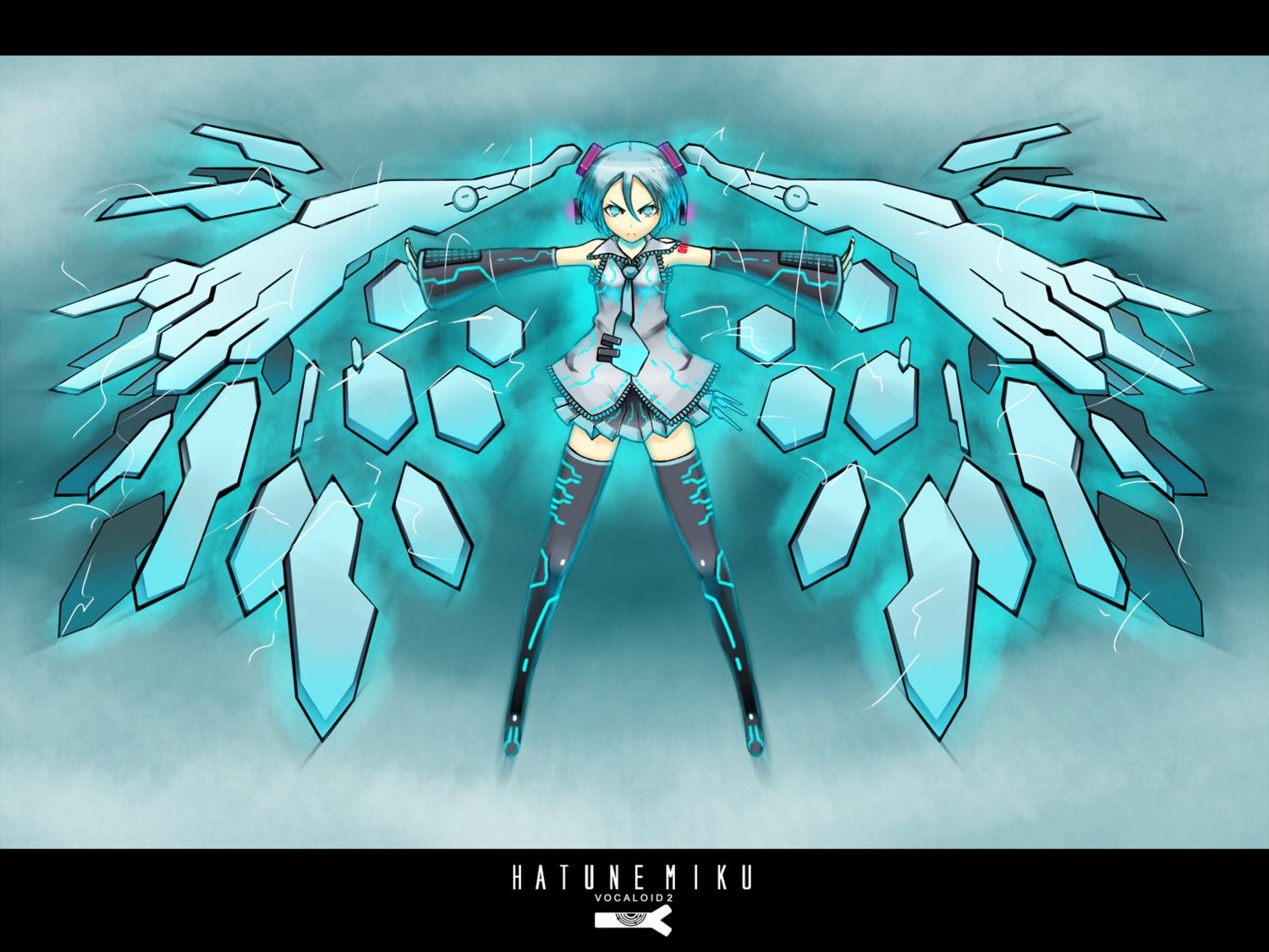 hatsune_miku, kawazu, thighhighs, vocaloid, wallpaper