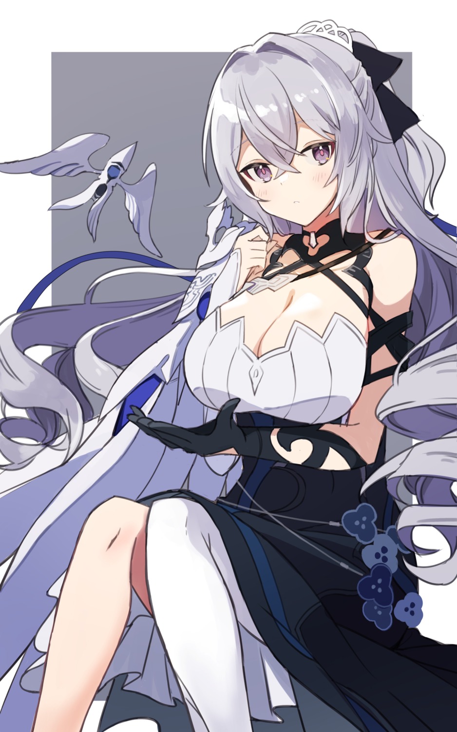 benghuai_xueyuan, bronya_zaychik, cleavage, exion_(neon), honkai_impact, skirt_lift