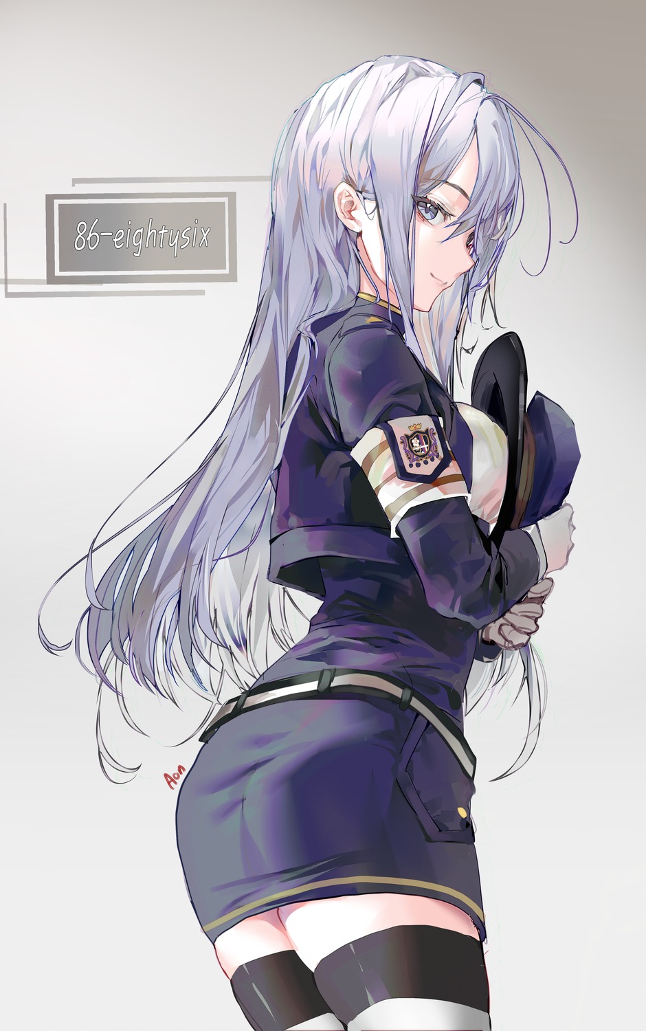 86_-eighty_six-, a_(sofi3103), ass, thighhighs, uniform, vladilena_milize