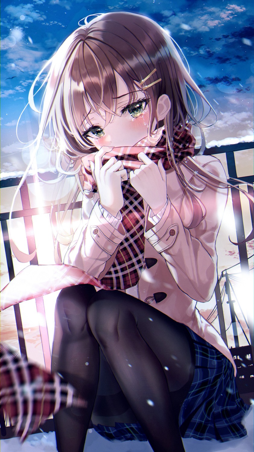 jjuha6, pantyhose, seifuku, skirt_lift