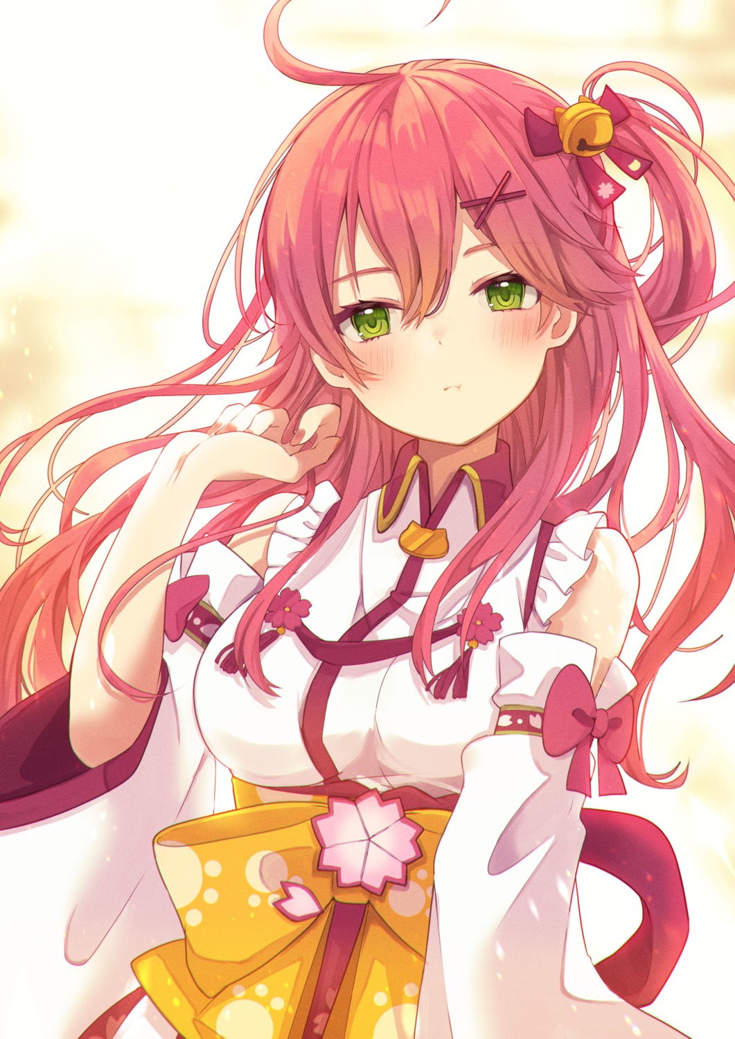 hololive, japanese_clothes, morikome_(moririce), sakura_miko