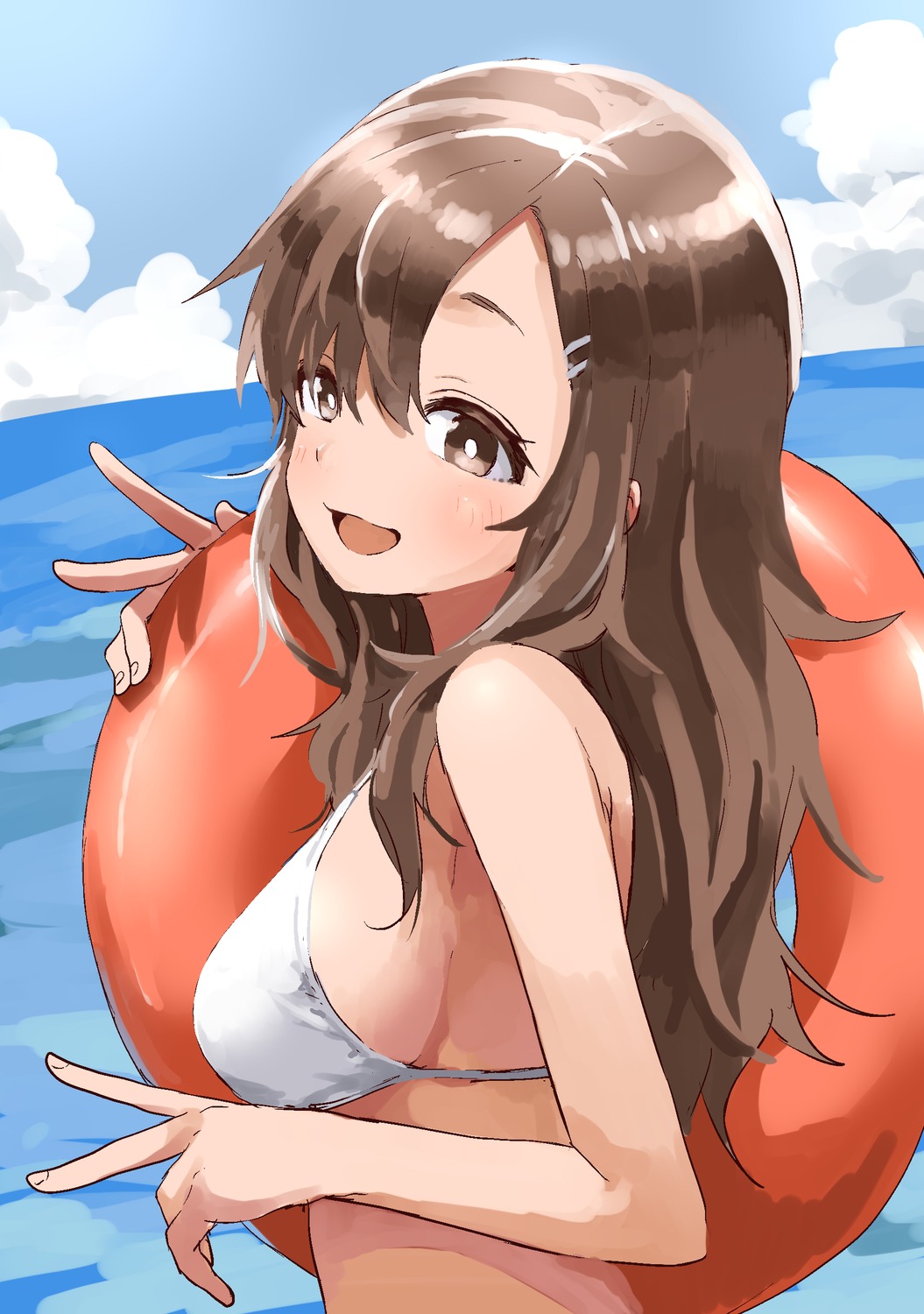 bikini_top, soredemo_ayumu_wa_yosetekuru, swimsuits, yamamoto_souichirou