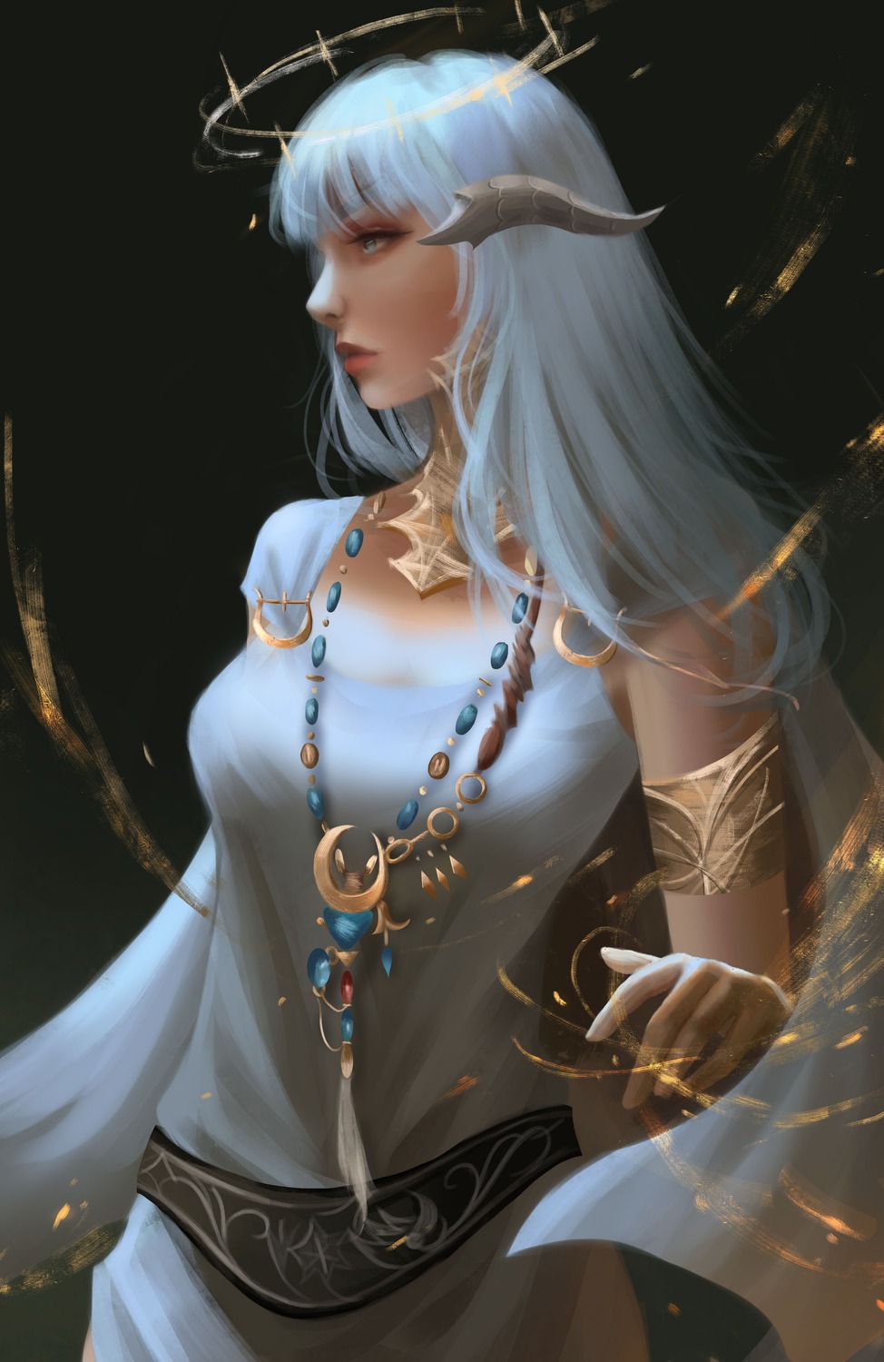 au_ra, dang, dress, final_fantasy, final_fantasy_xiv, horns