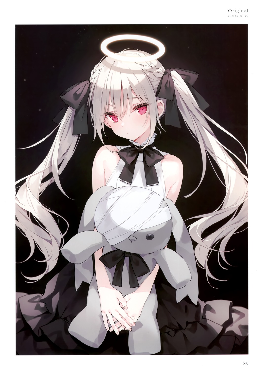 angel, bandages, carneades, dress, elle_(rurudo), gothic_lolita, lolita_fashion, rurudo