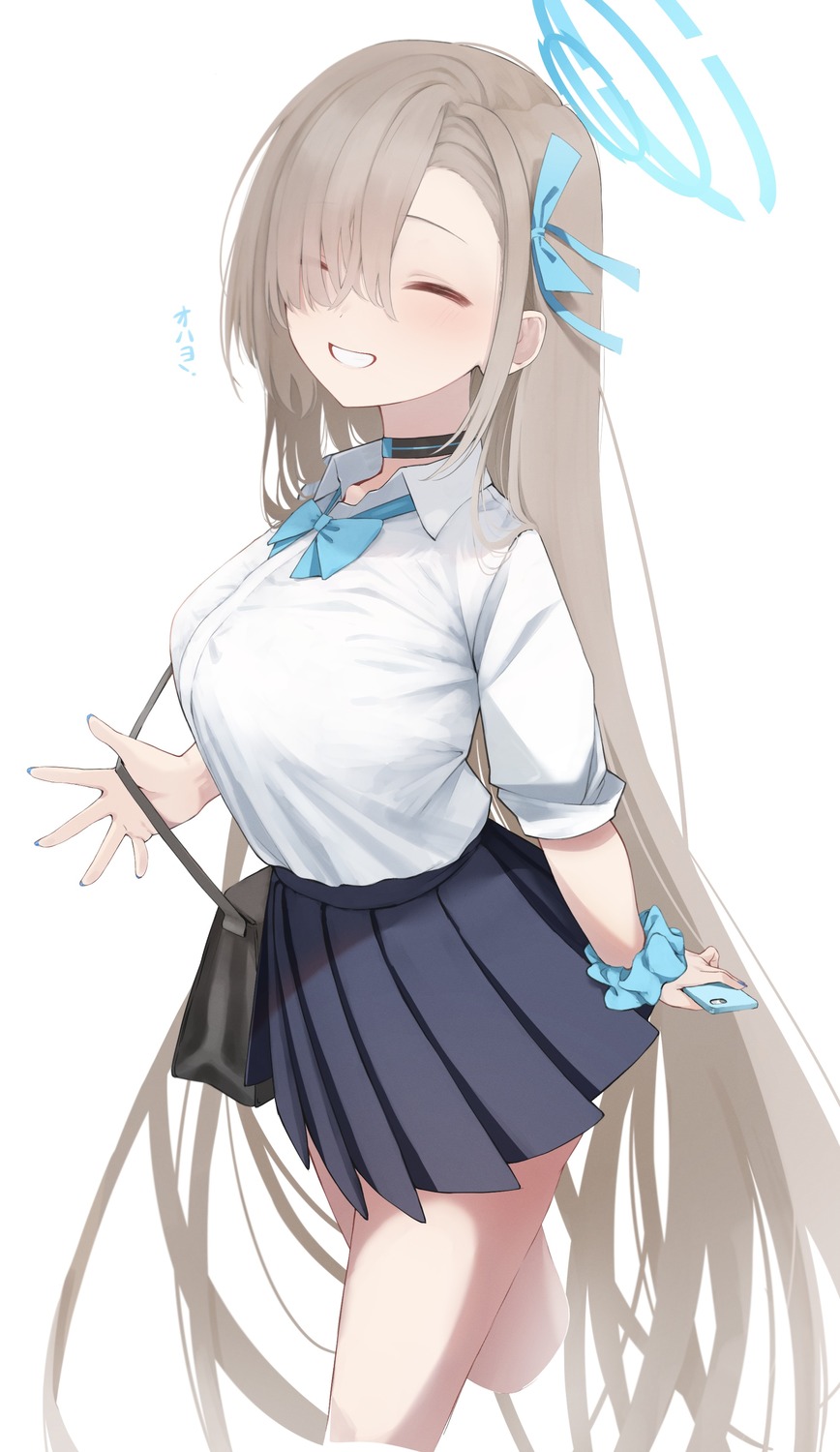 blue_archive, halo, ichinose_asuna, seifuku, shiwa_(siwaa0419)