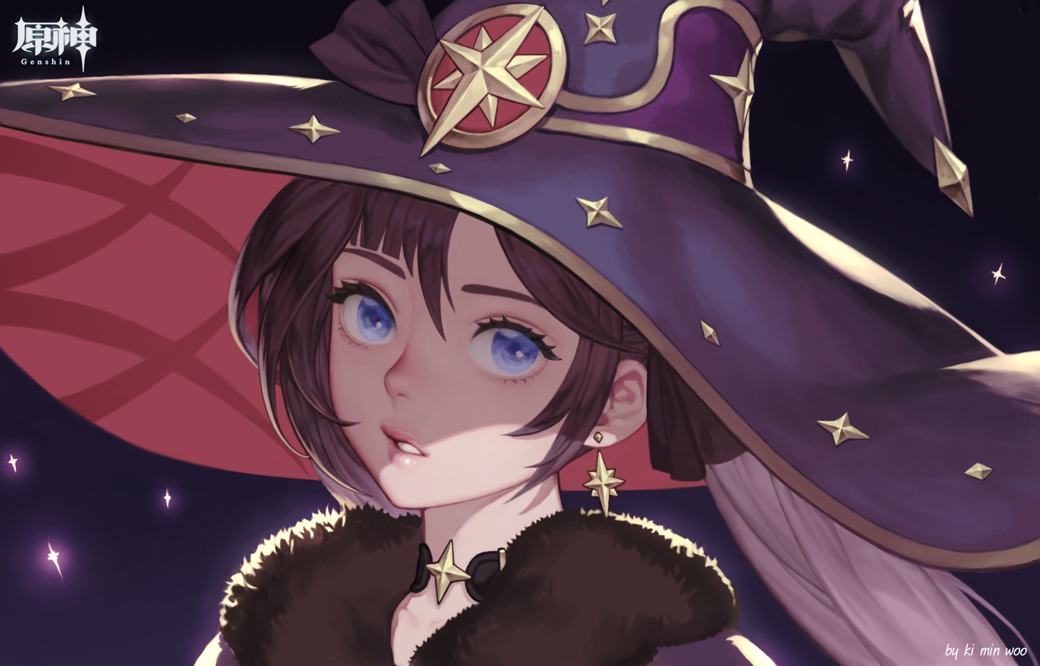 genshin_impact, ki_min-woo, mona_megistus, witch