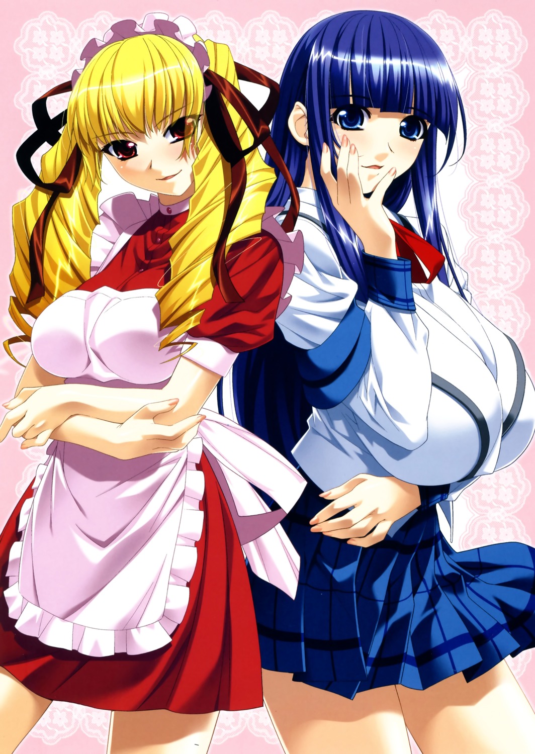 fuutou_shizune, ino, maid, oshioki_sweetie, seifuku, shinmeiji_rinn