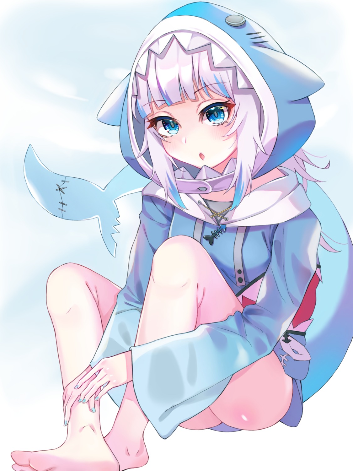 bottomless, gawr_gura, green_tea, hololive, hololive_english, tail