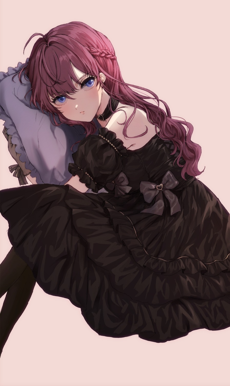 dress, gothic_lolita, ichinose_shiki, kuromitsu_maria, lolita_fashion, pantyhose, skirt_lift, the_idolm@ster, the_idolm@ster_cinderella_girls