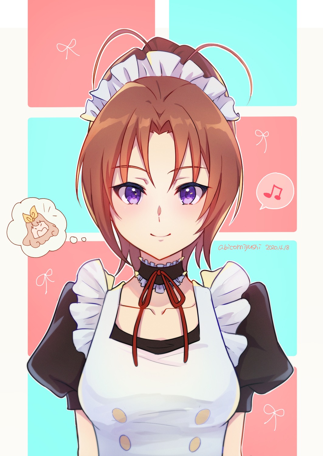 abicomiyushi, hibike!_euphonium, maid, nakagawa_natsuki