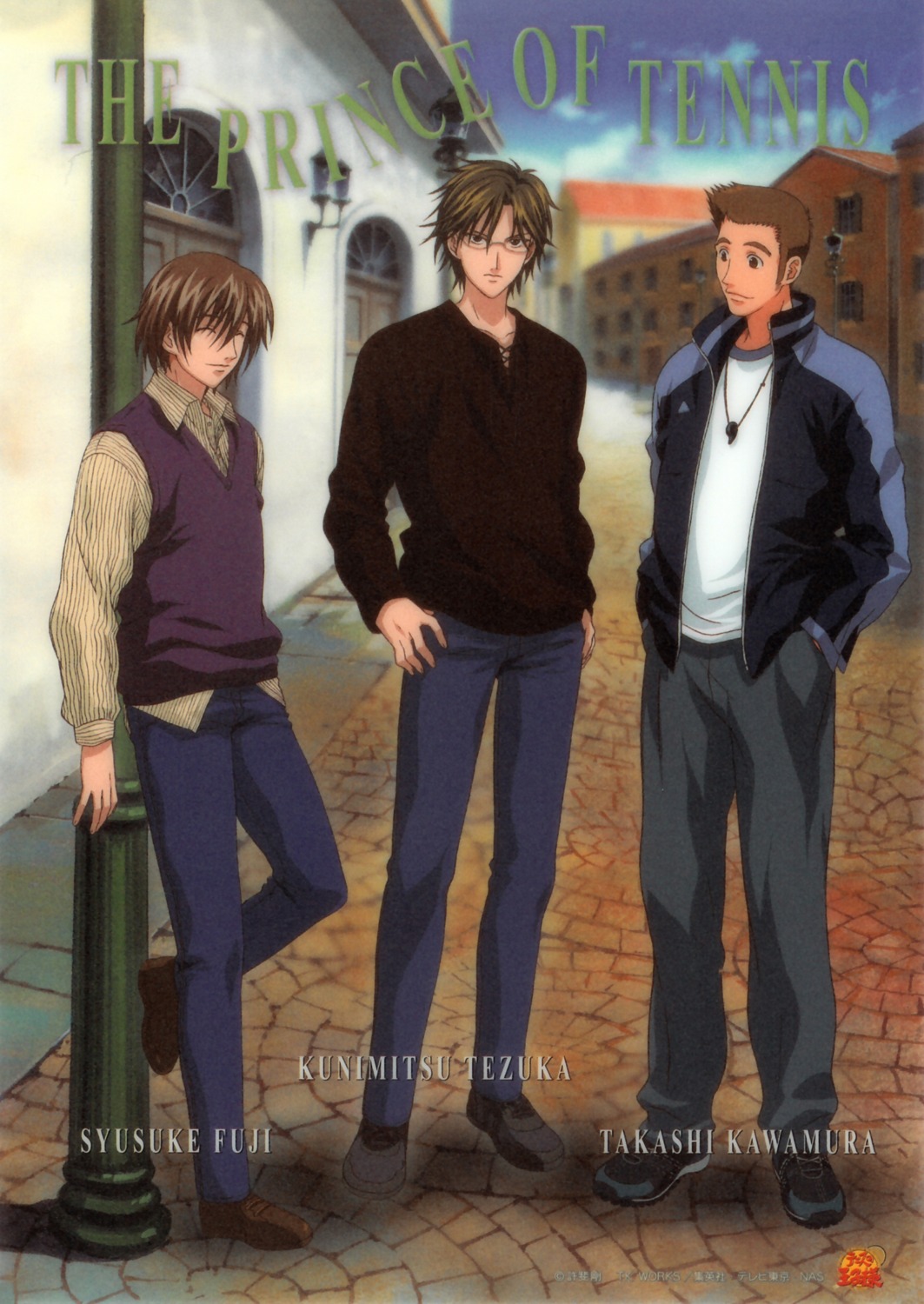fuji_shuusuke, kawamura_takashi, male, megane, tennis_no_ouji-sama, tezuka_kunimitsu