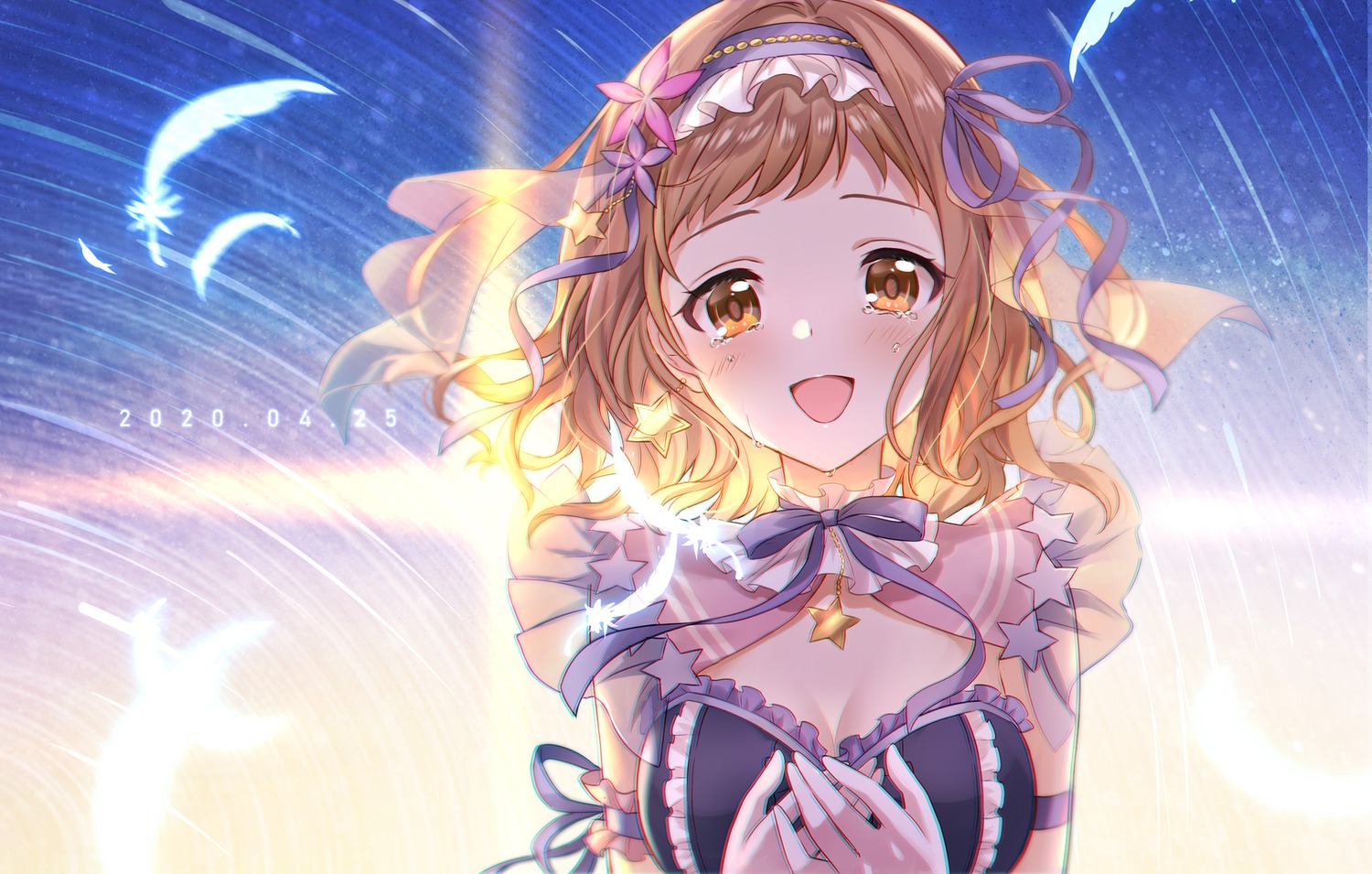 cleavage, iku2727, lolita_fashion, sakuragi_mano, the_idolm@ster, the_idolm@ster_shiny_colors