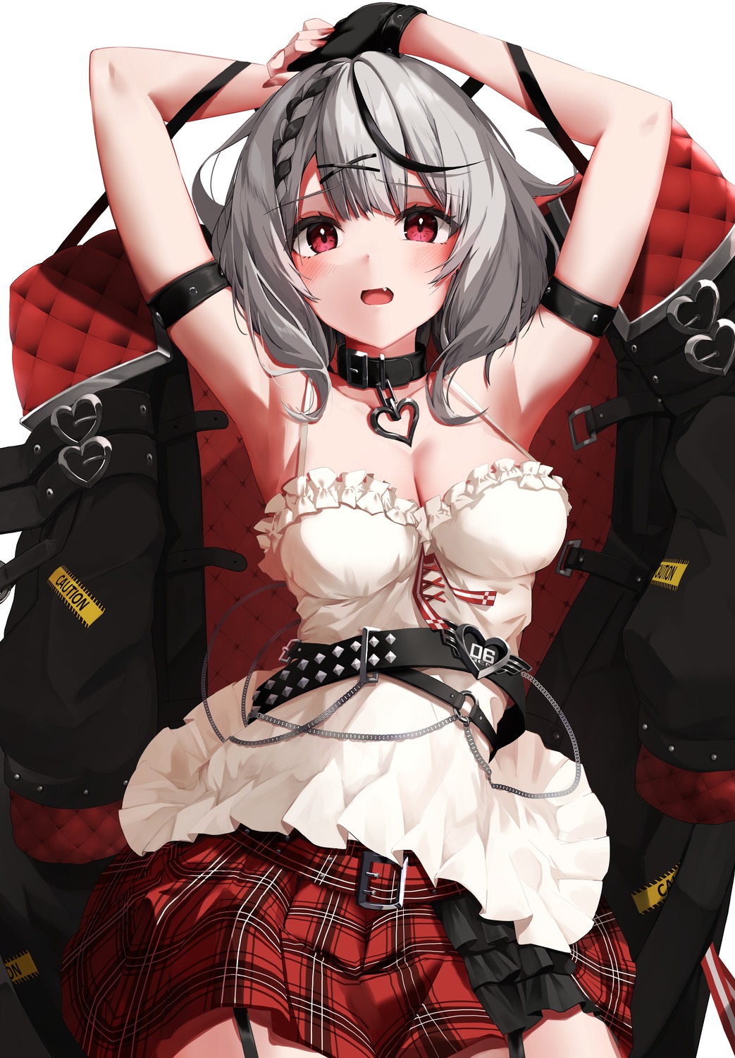 cleavage, hololive, mikaku, sakamata_chloe