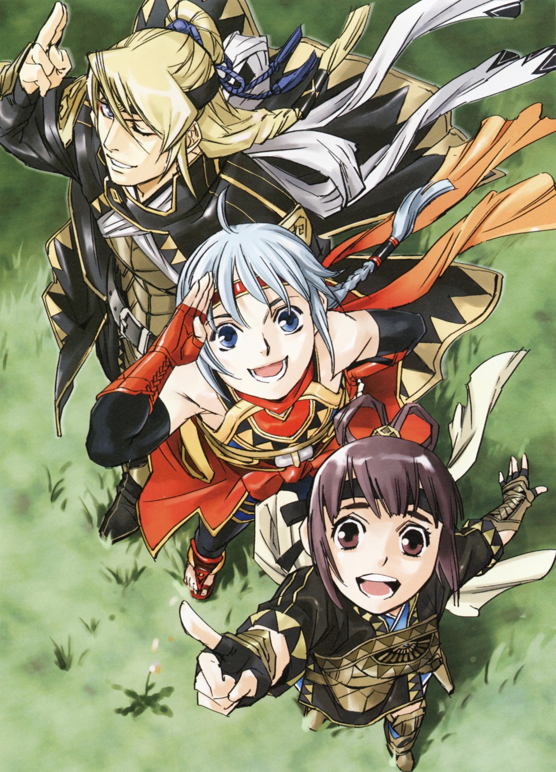 armor, freyjadour_falenas, fujita_kaori, japanese_clothes, kyle, miakis, screening, suikoden, suikoden_v