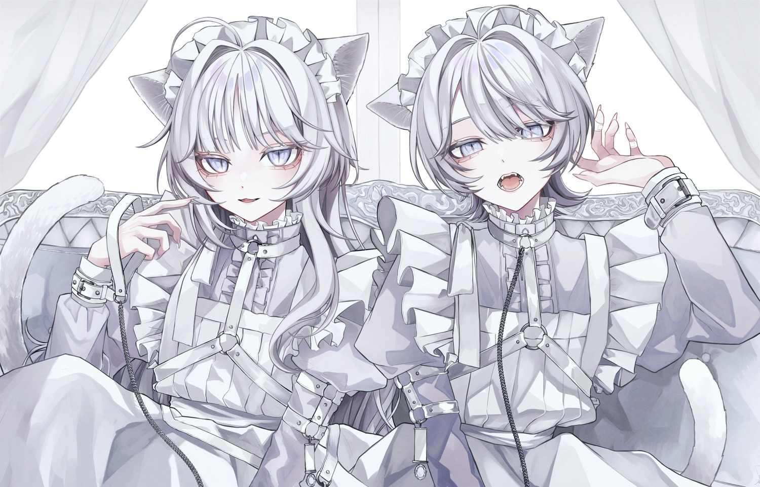 402_(o0_xxx), animal_ears, maid, nekomimi, tail