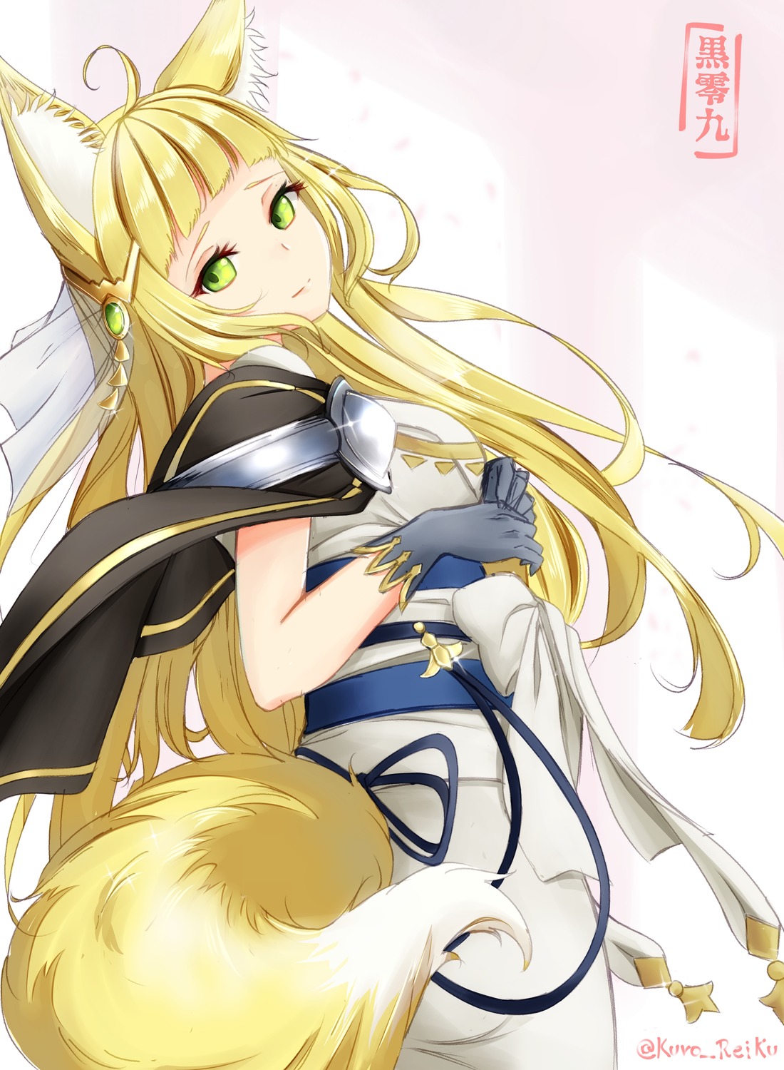 animal_ears, dungeon_ni_deai_wo_motomeru_no_wa_machigatteiru_darou_ka, kitsune, kuro_reiku, sanjouno_haruhime, tail
