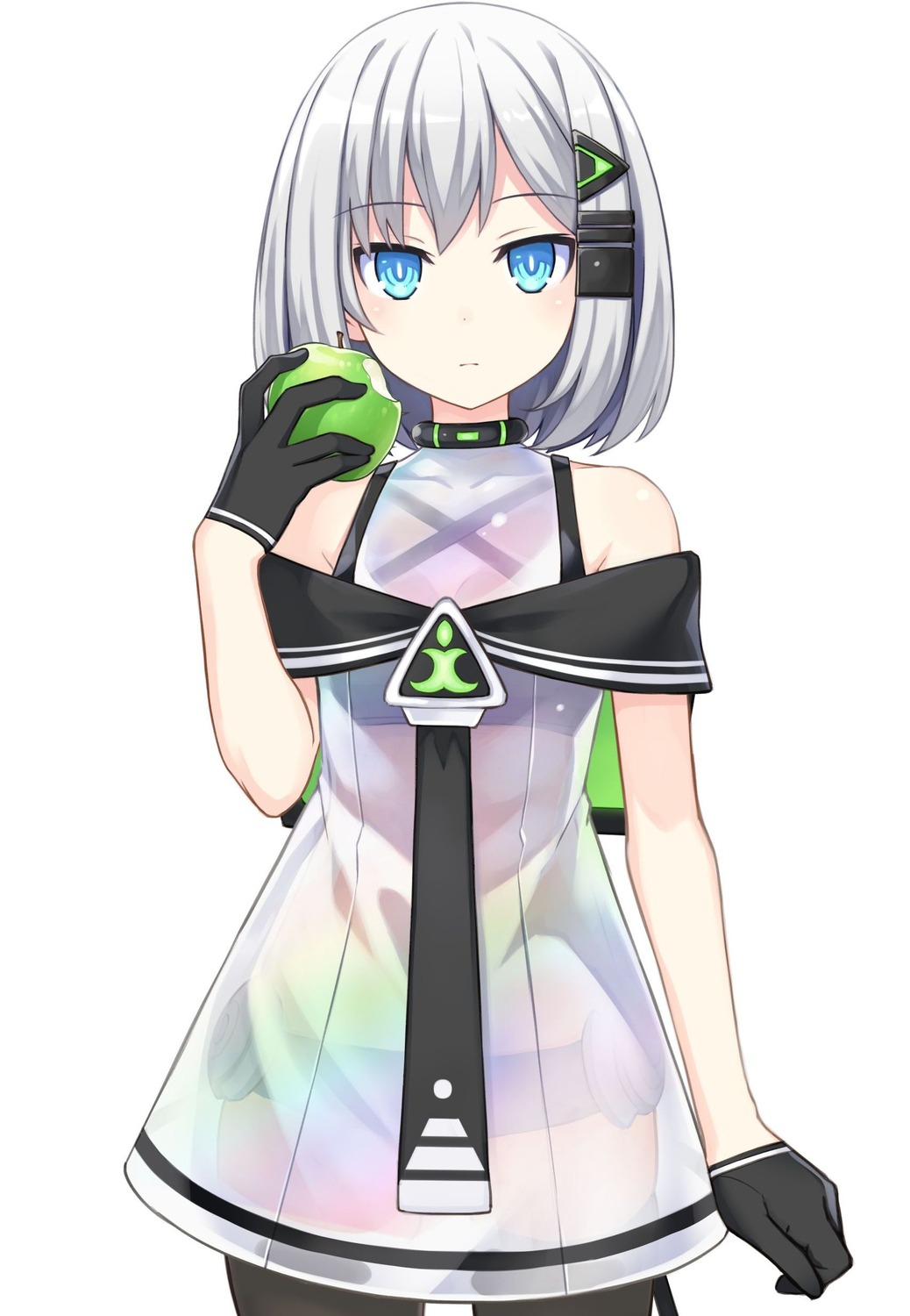 choujigen_game_neptune_sisters_vs_sisters, cleavage, dress, see_through, tagme, thighhighs