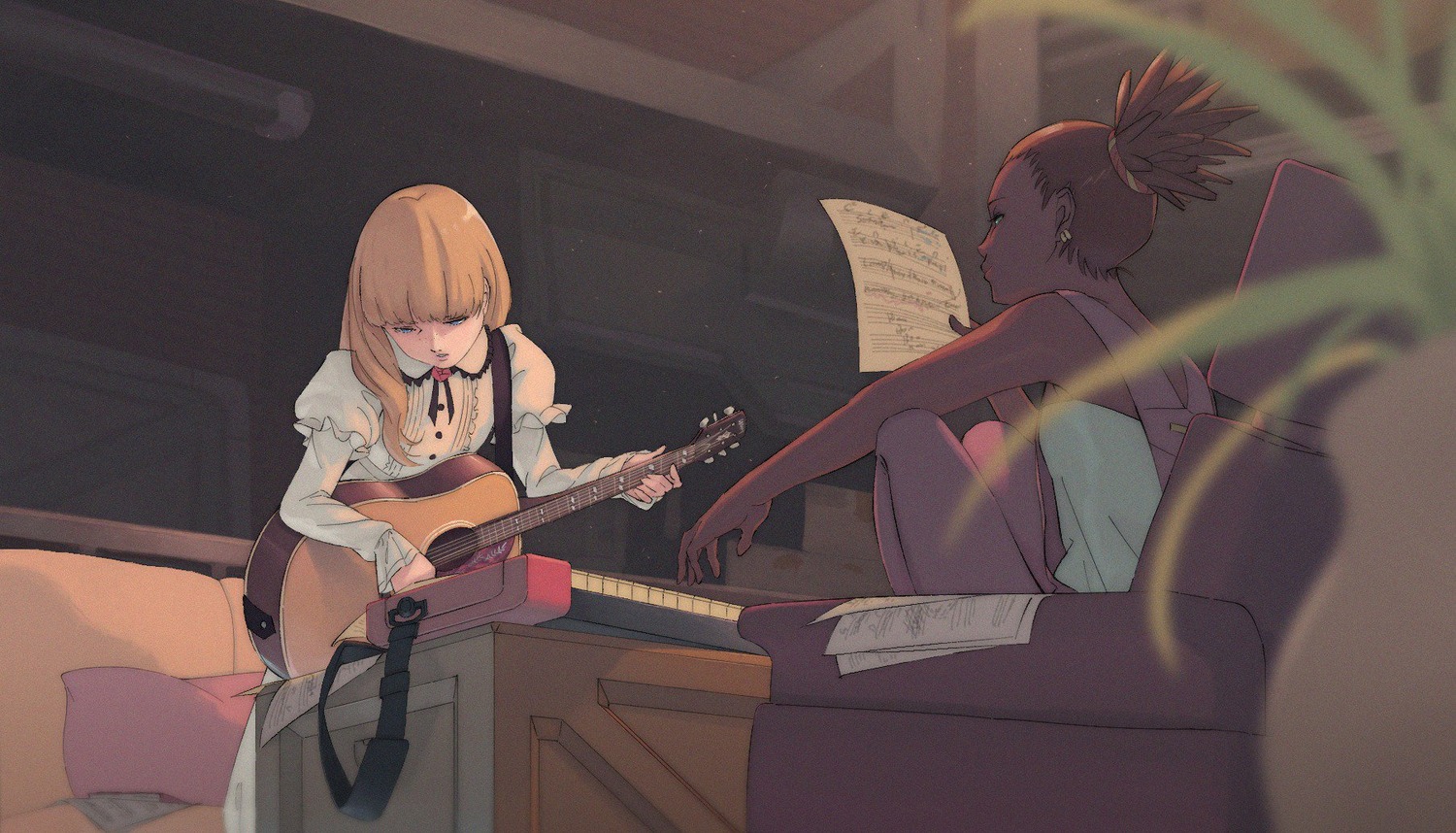 carole_&_tuesday, guitar, noword