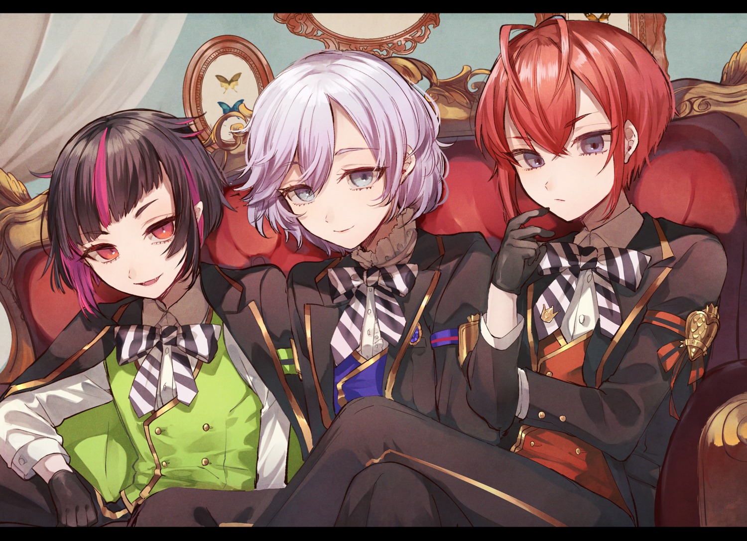 epel_felmier, kenpin, lilia_vanrouge, male, riddle_rosehearts, twisted_wonderland