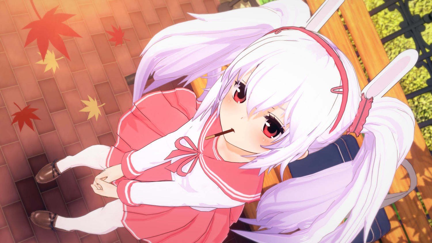 animal_ears, azur_lane, bunny_ears, cg, koikatsu_(illusion), laffey_(azur_lane), seifuku, tagme