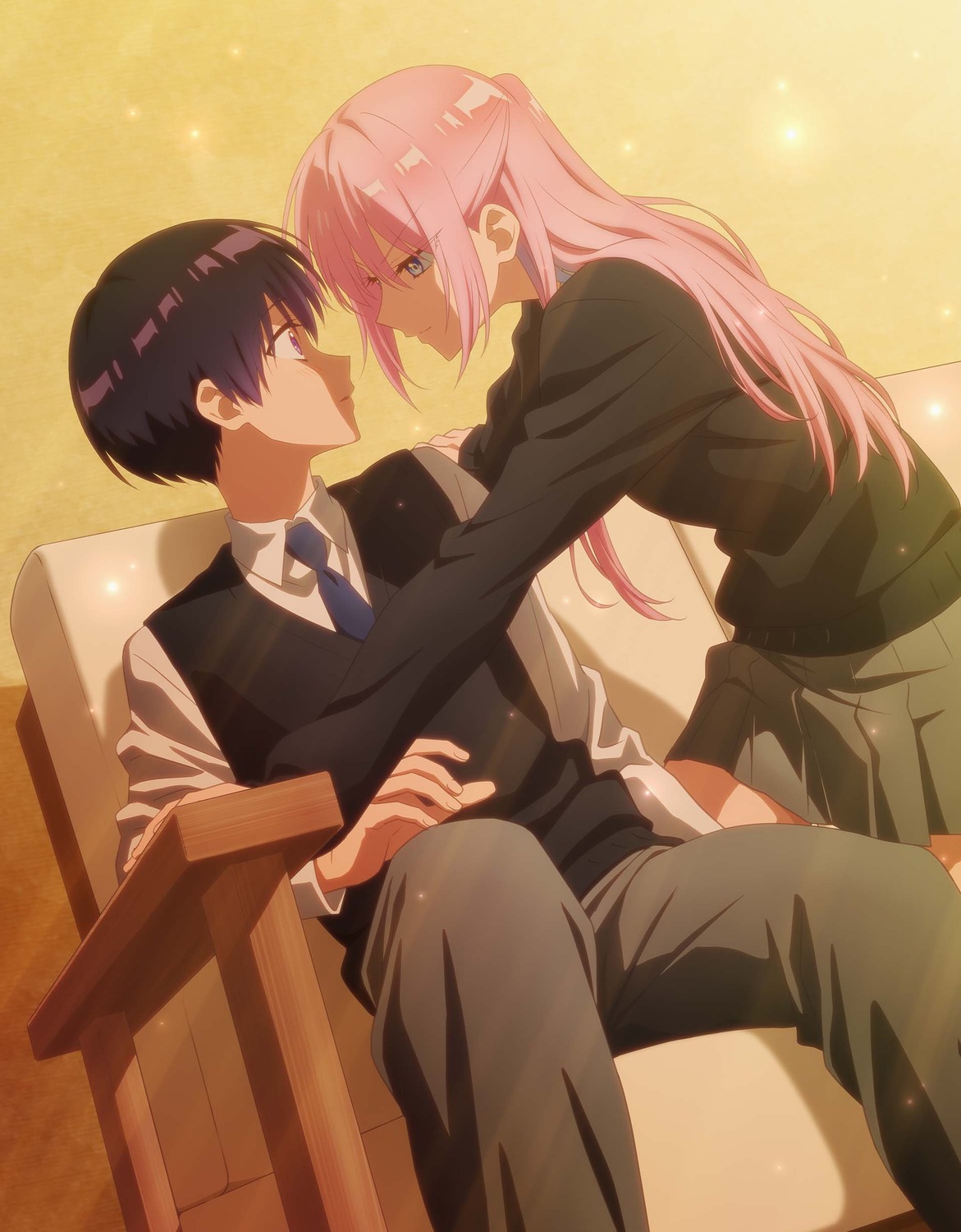 izumi_yuuki, kawaii_dake_ja_nai_shikimori-san, seifuku, shikimori_miyako, sweater, tagme