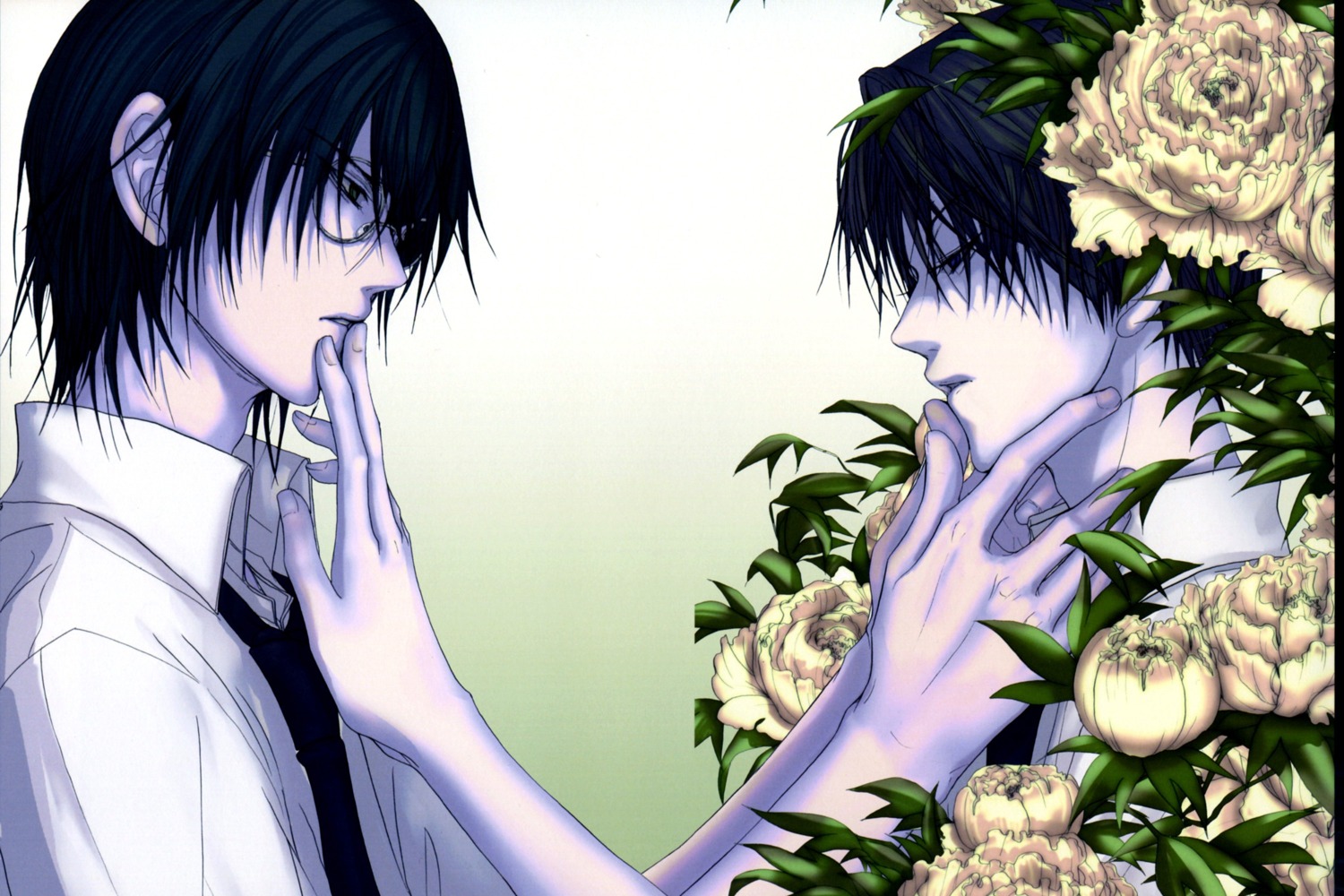 male, megane, tennis_no_ouji-sama, yaoi, yushi_oshitari