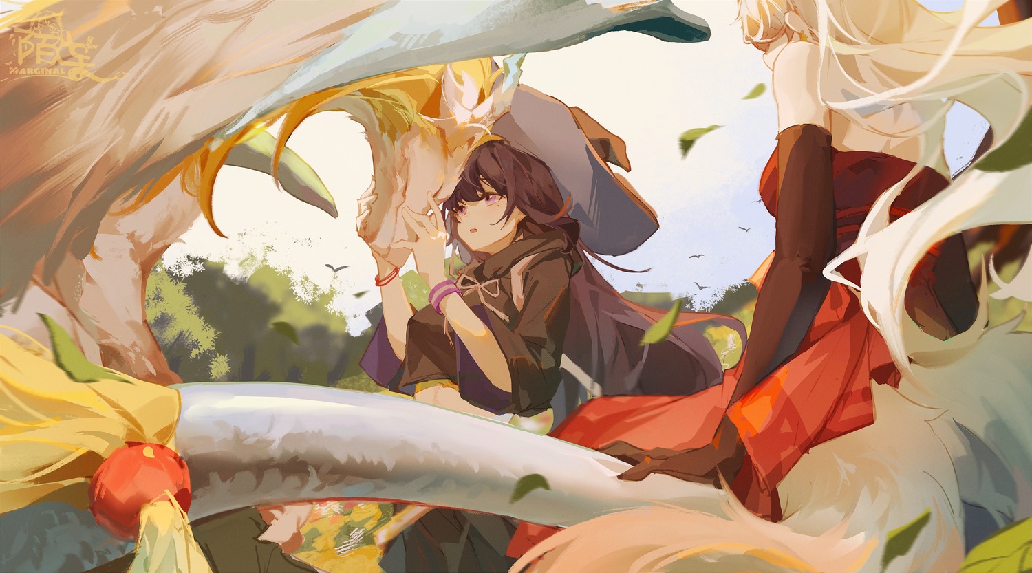 a-soul, bella_(a-soul), monster, moyu_marginal, tail, witch