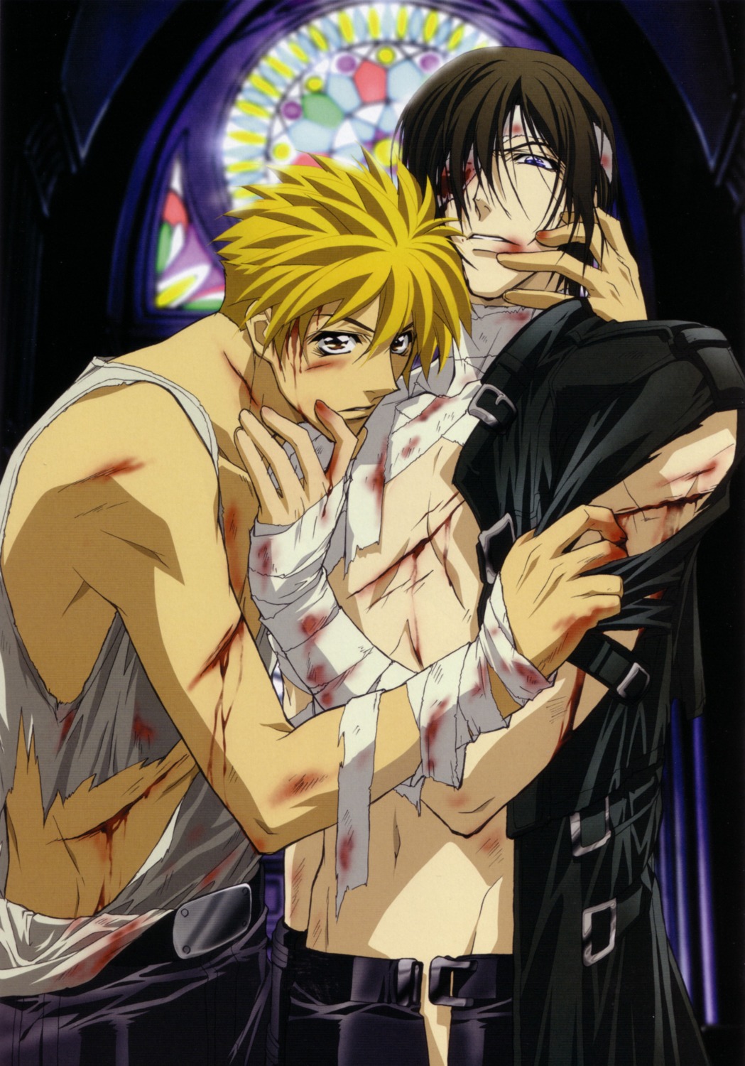 amano_ginji, get_backers, male, nakajima_atsuko, yaoi