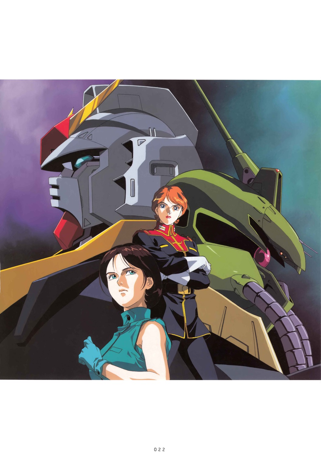 emma_sheen, gundam, kitazume_hiroyuki, reccoa_londe, zeta_gundam