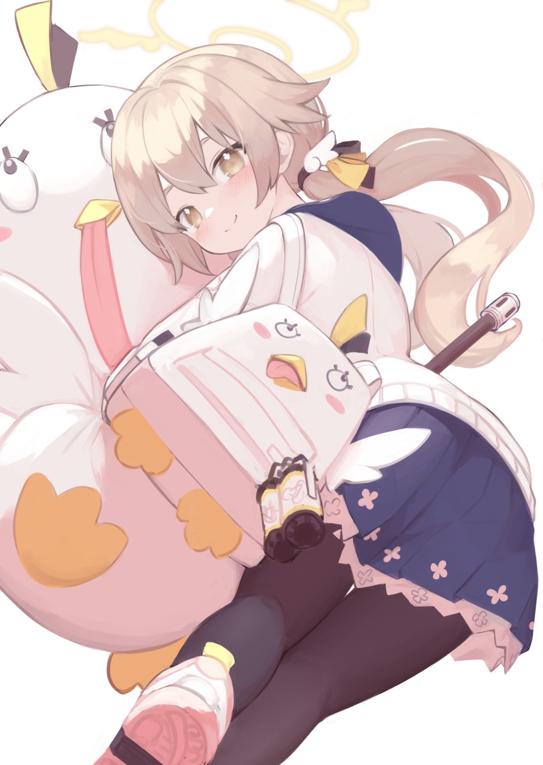 ajitani_hifumi, artist_revision, ass, blue_archive, halo, klaius, pantyhose, seifuku