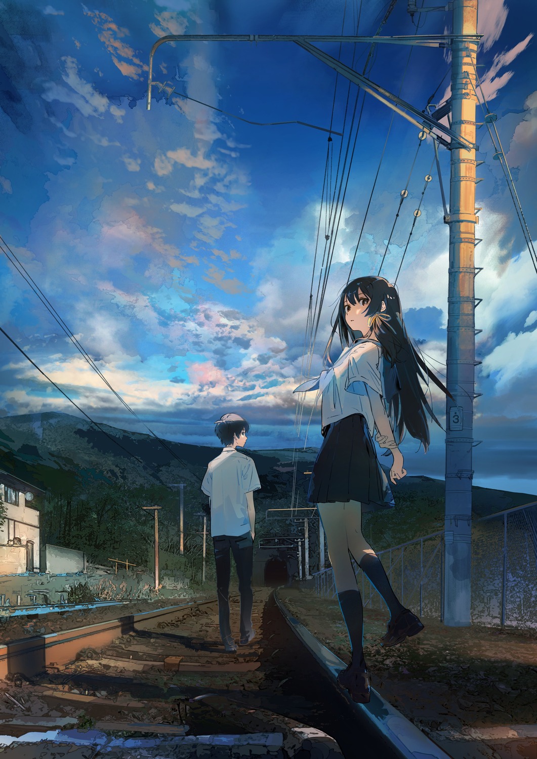 hanashiro_anzu, kukka, natsu_e_no_tunnel_sayonara_no_deguchi, seifuku, tono_kaoru