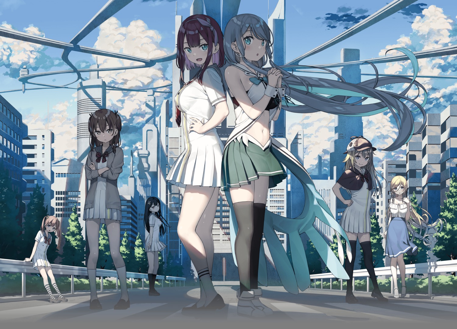 asakura_kirika, cube, kamisama_no_youna_kimi_e, kantoku, kokuhou_rein, rana_liddell-hart, seifuku, sonomura_haduki