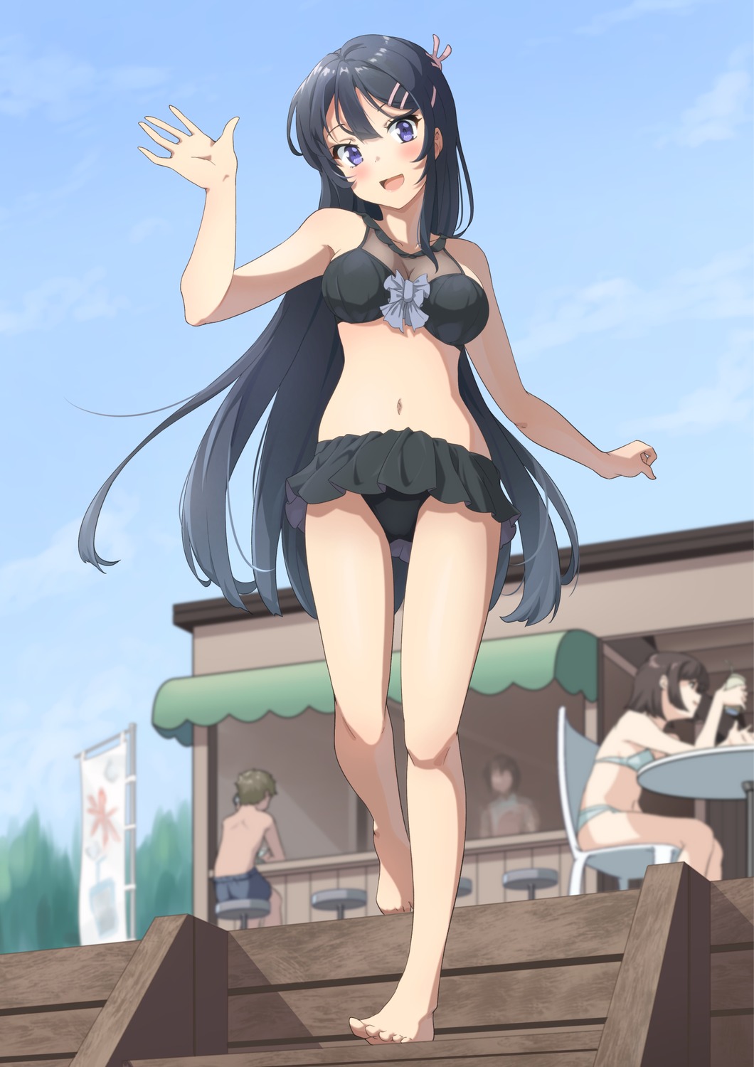 bikini, raiz_art_works, sakurajima_mai, see_through, seishun_buta_yarou, swimsuits