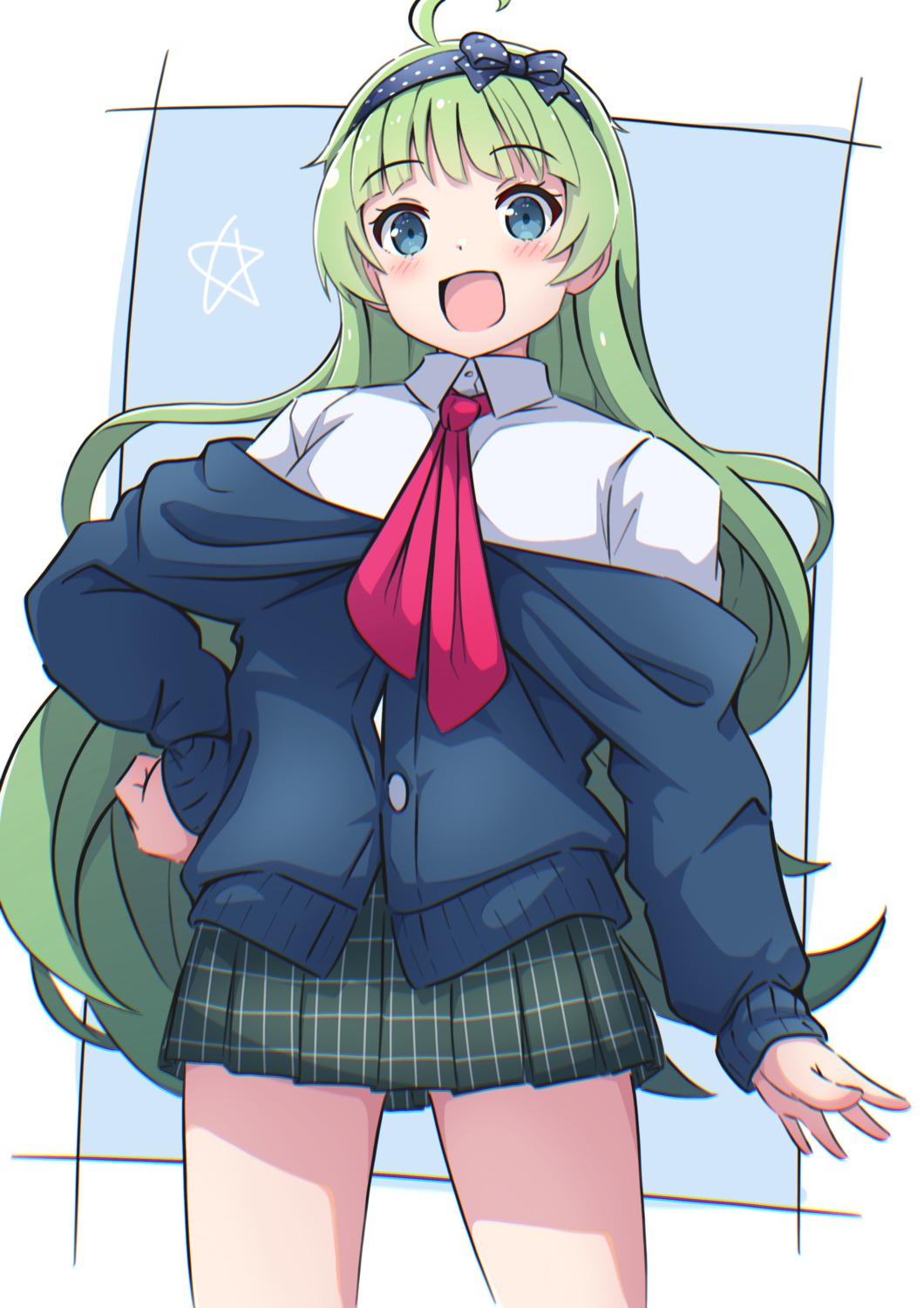 gyorui_(katsuwo_drawing), seifuku, shimabara_elena, sweater, the_idolm@ster, the_idolm@ster_million_live!